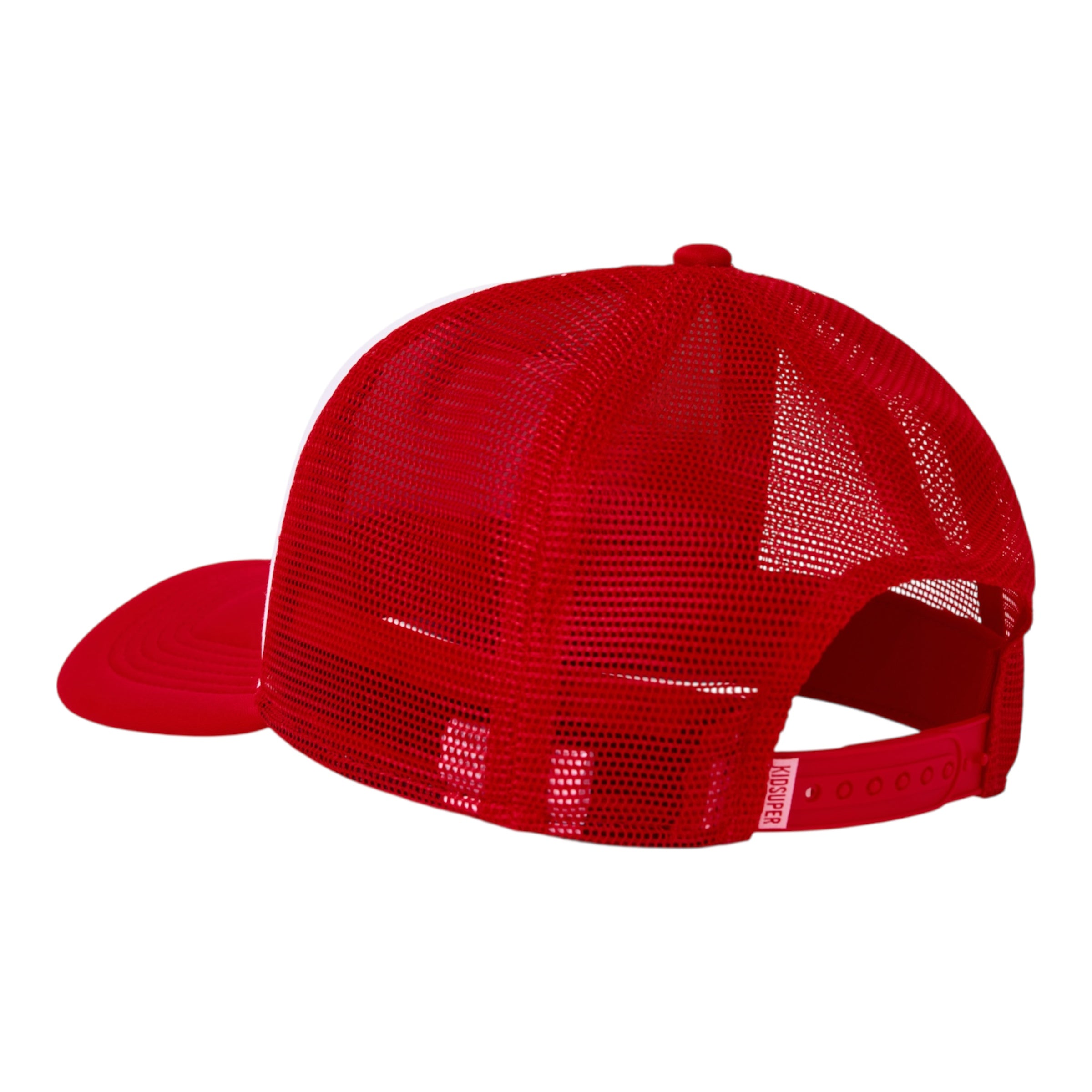 Puff Print Trucker Hat Red - KidSuper