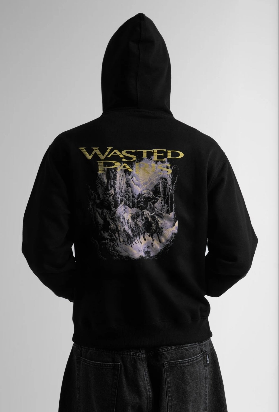 Angels Gully Hoodie Black - Wasted Paris