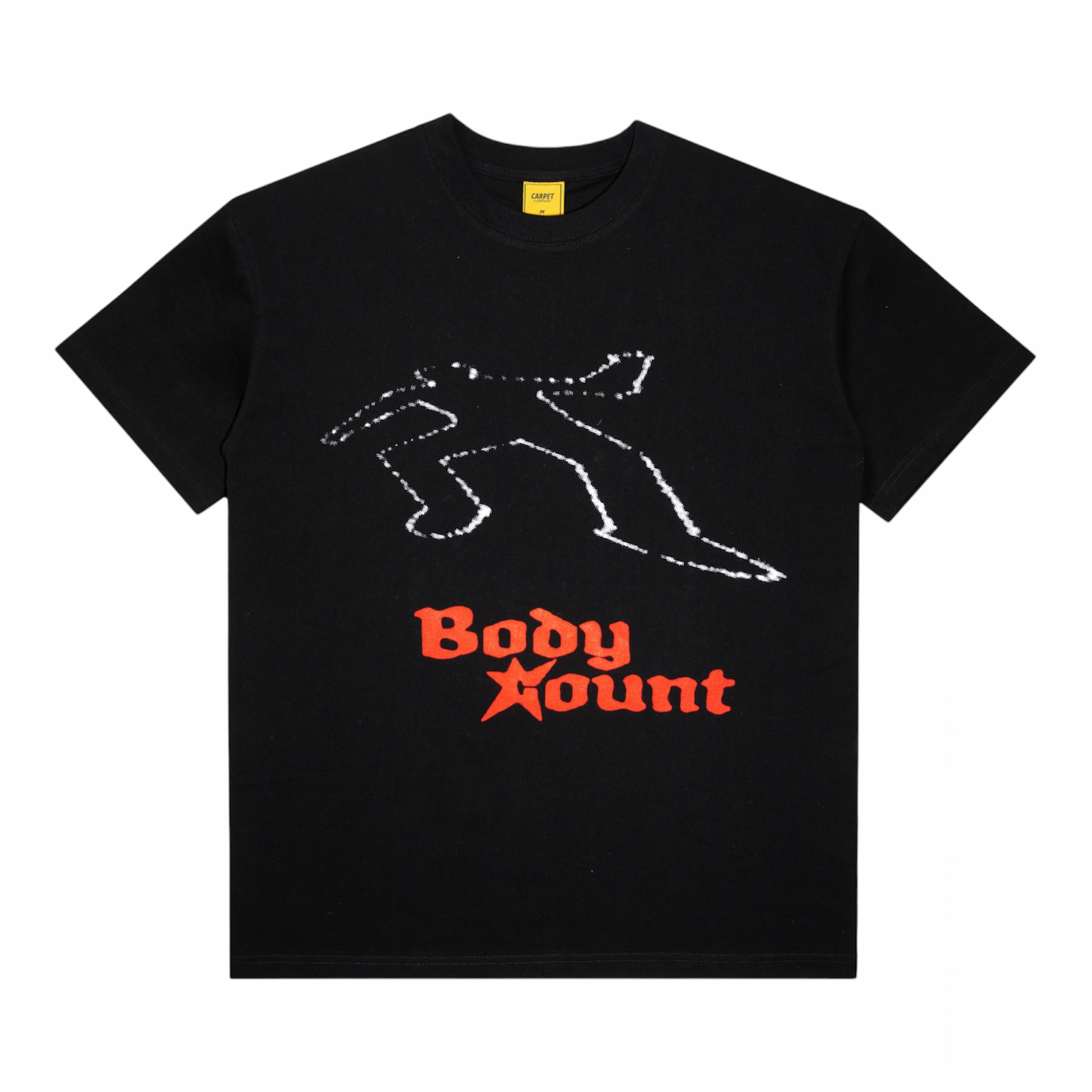 Chalk Outline T-Shirt Black - Carpet Company