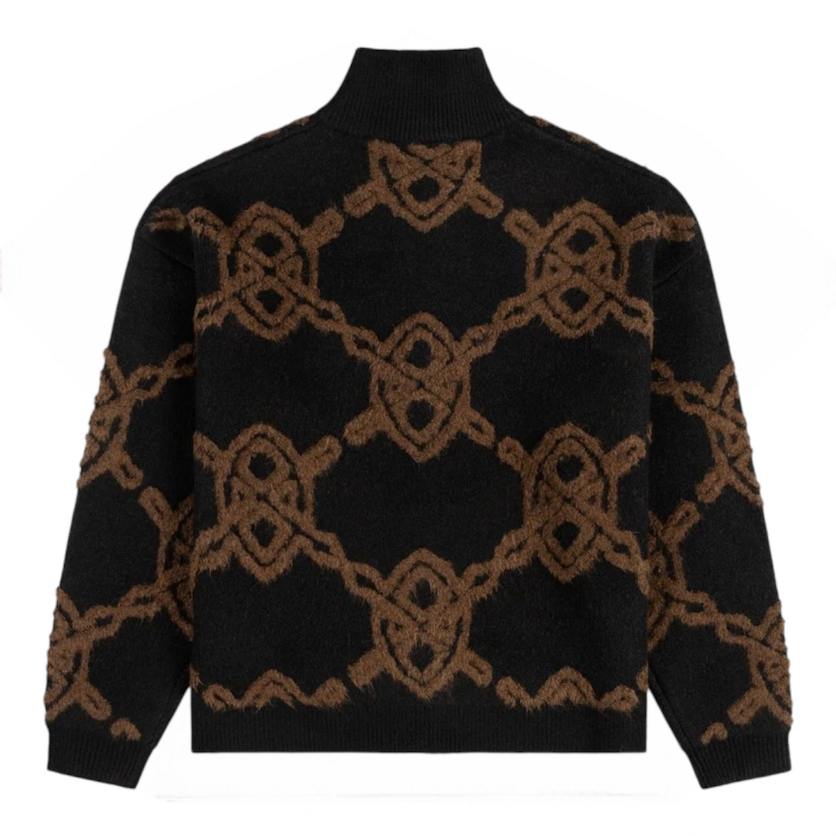 Shield Knit Zip Up Black - Daily Paper