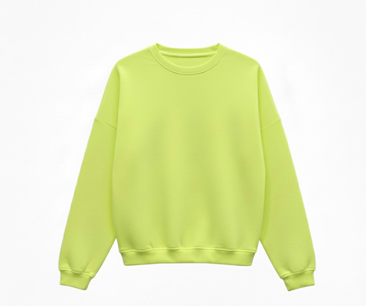 Sweater ELLA_ COME NEON YELLOW - Liv Bergen