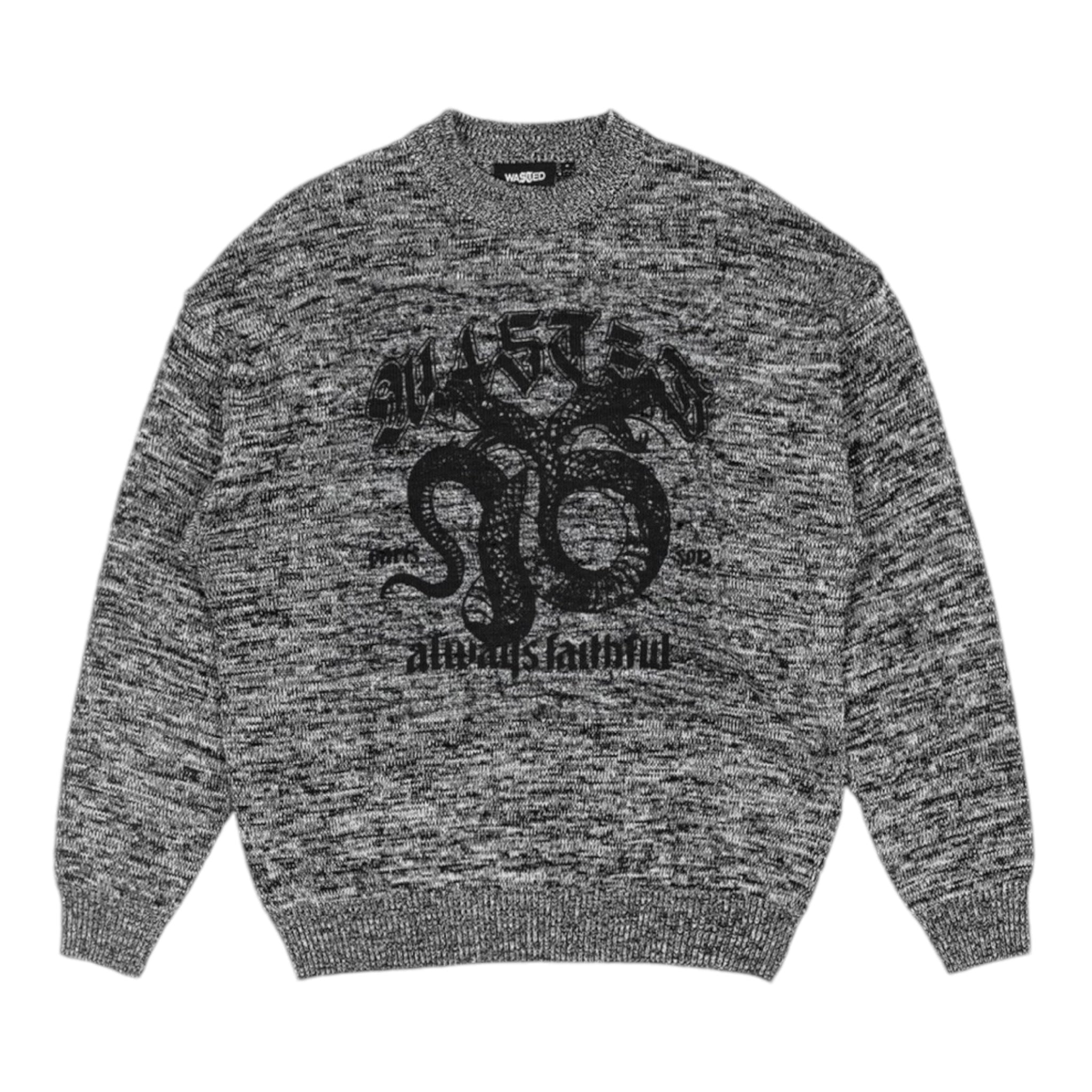 Lethal Sweatshirt Black Charocoal - Wasted Paris