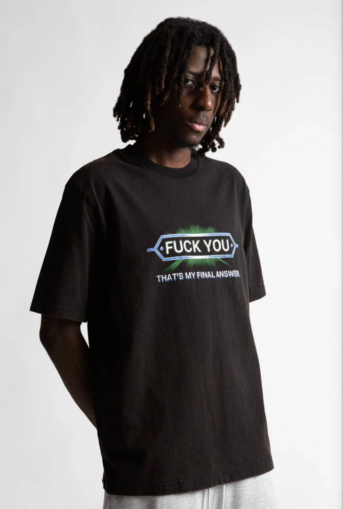 Answer T-Shirt Black - Wasted Paris