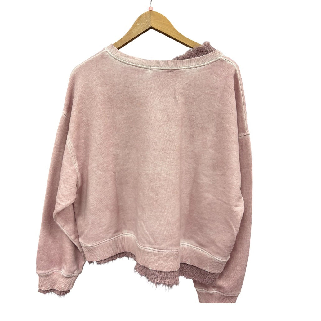 Sweater DETROIT-ORGANIC Rosa Secco  - Liv Bergen