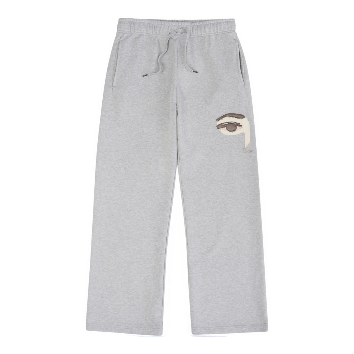 Face Sweatpants Stone Gray - KidSuper