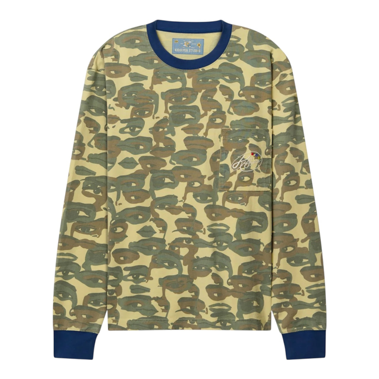 Face Camo Longsleeve Shirt - KidSuper