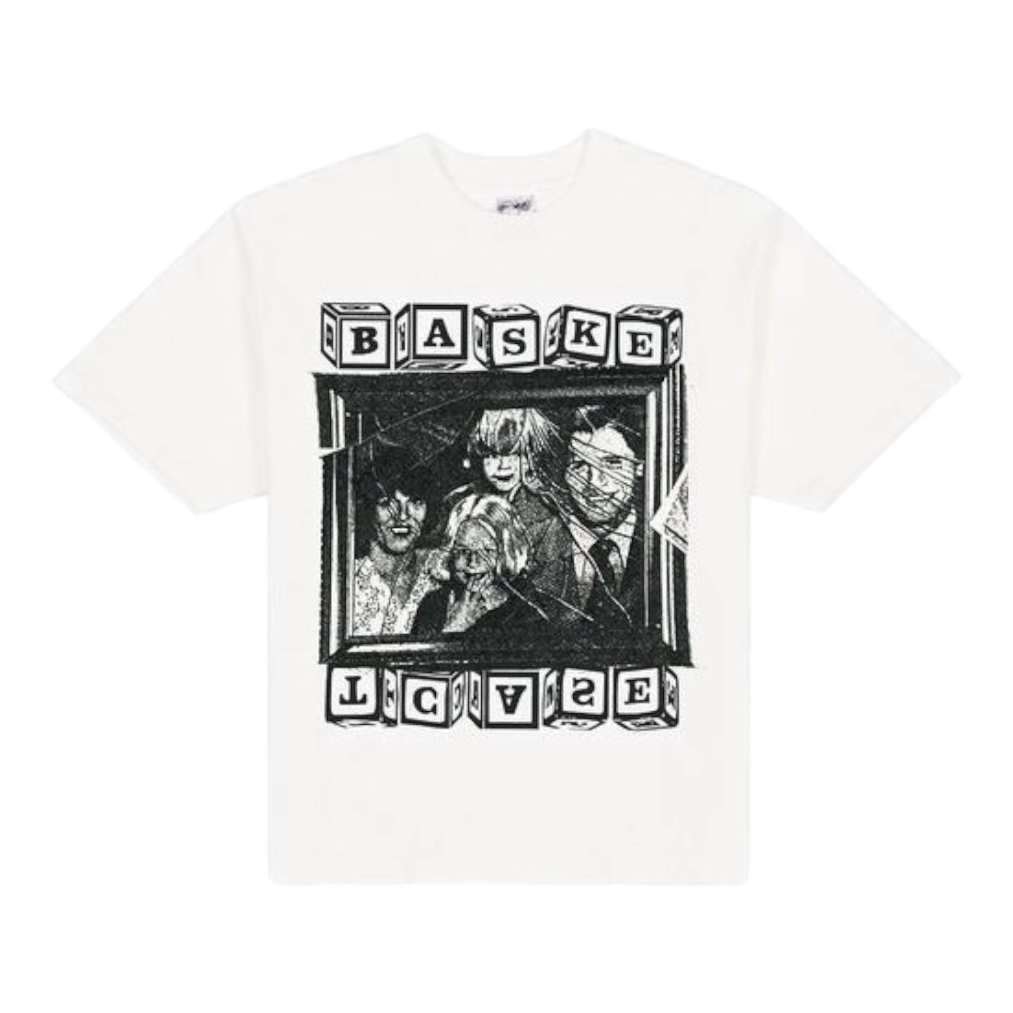 Basketcase Gallery Happy Familie T-Shirt Bone Front