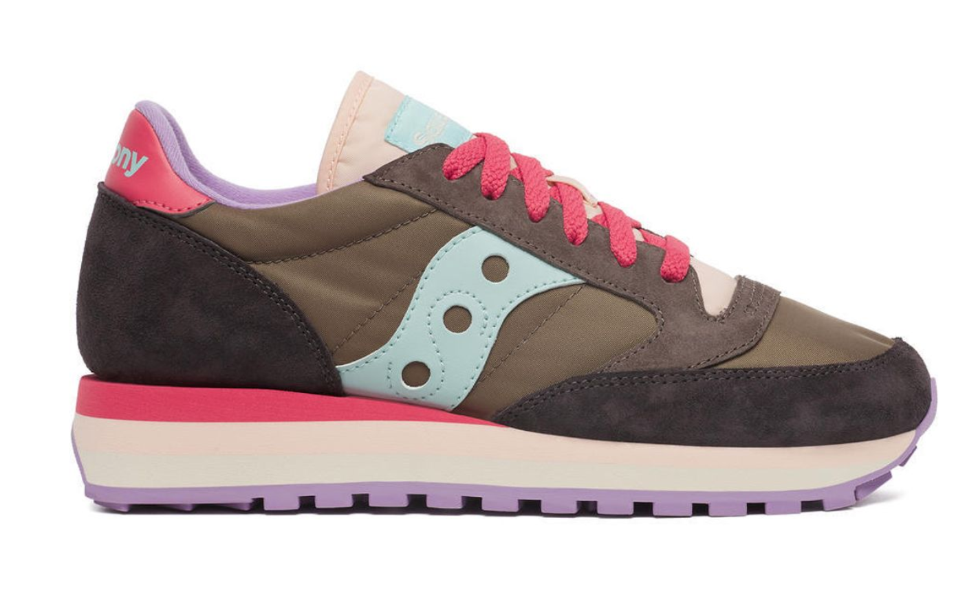 JAZZ TRIPLE - BROWN/AQUA -  Saucony