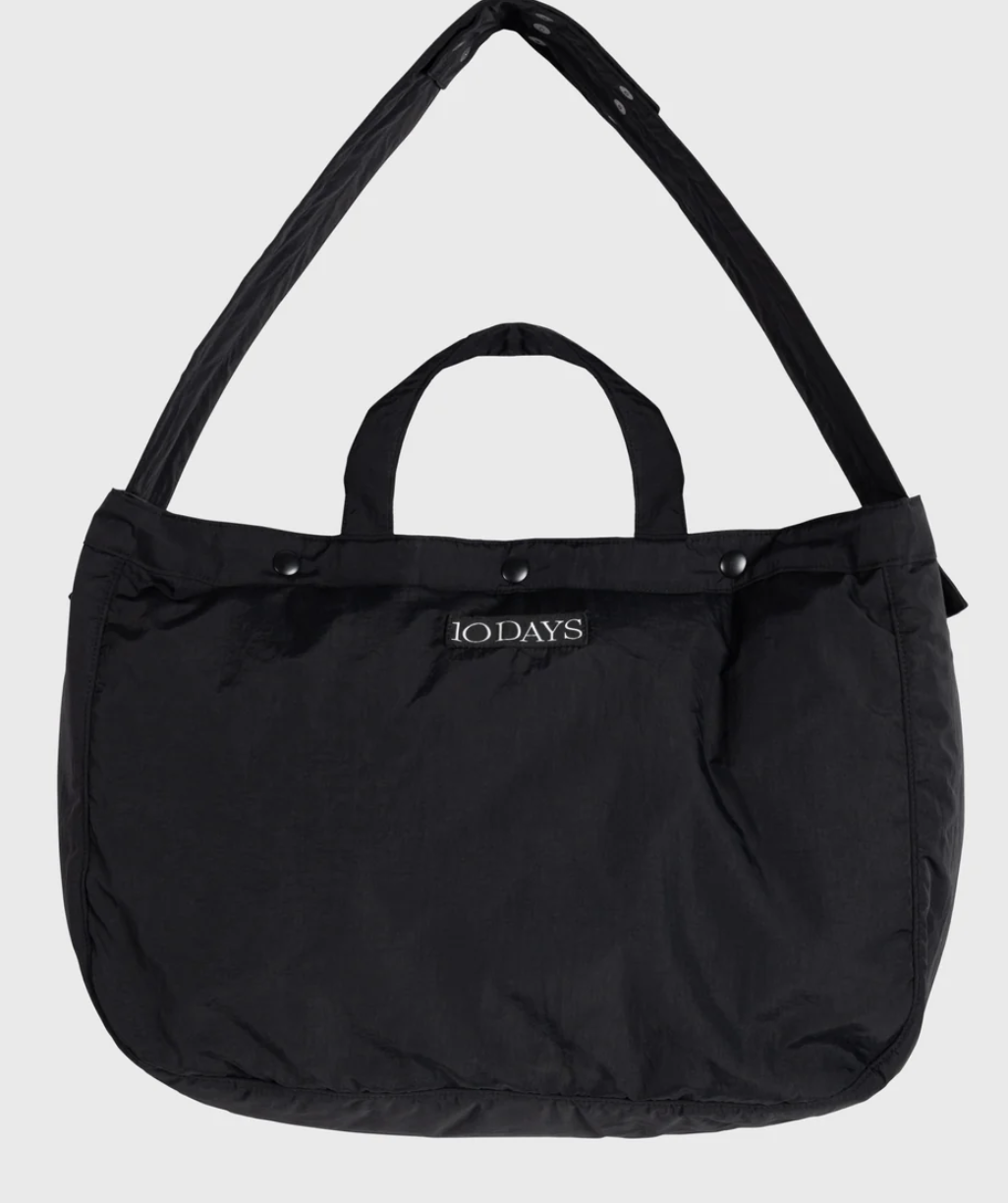 PADDED SHOPPER BLACK - 10DAYS