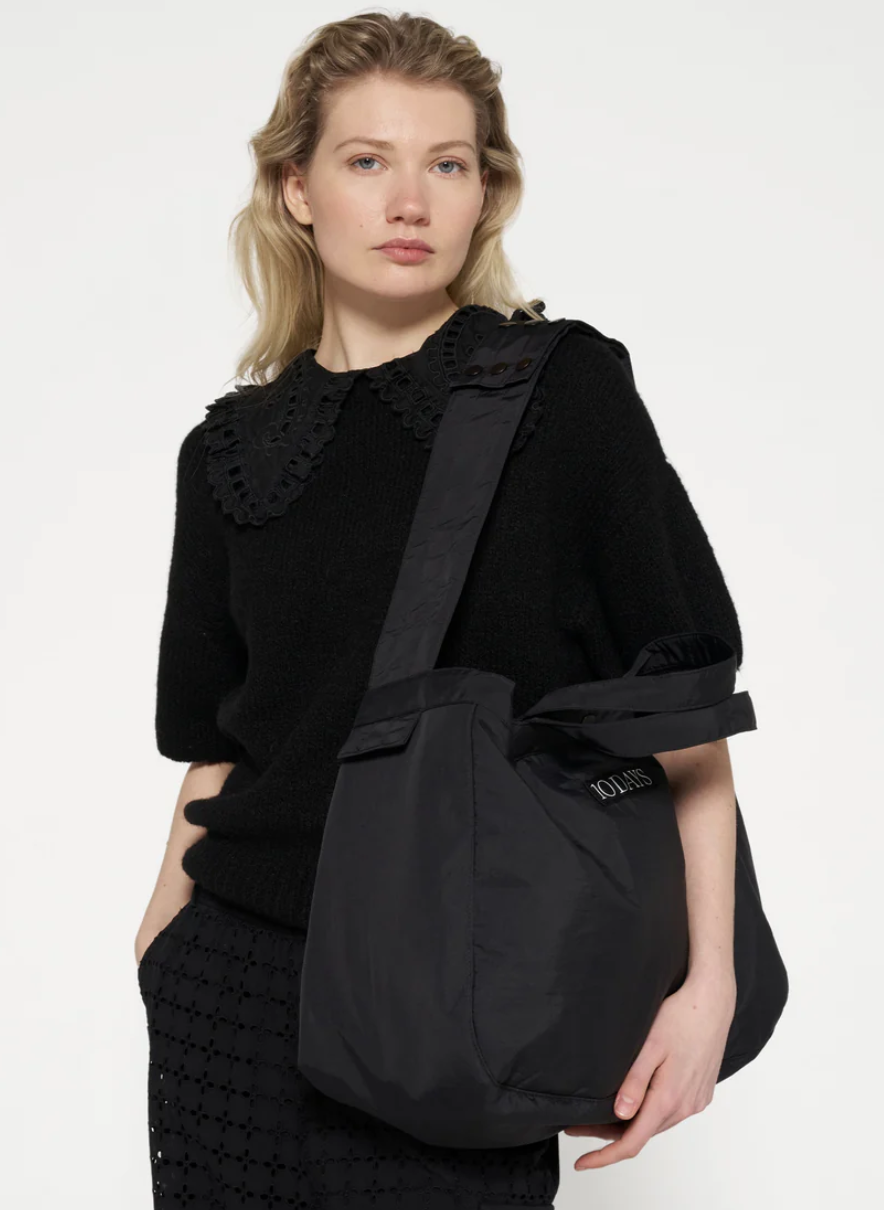 PADDED SHOPPER BLACK - 10DAYS