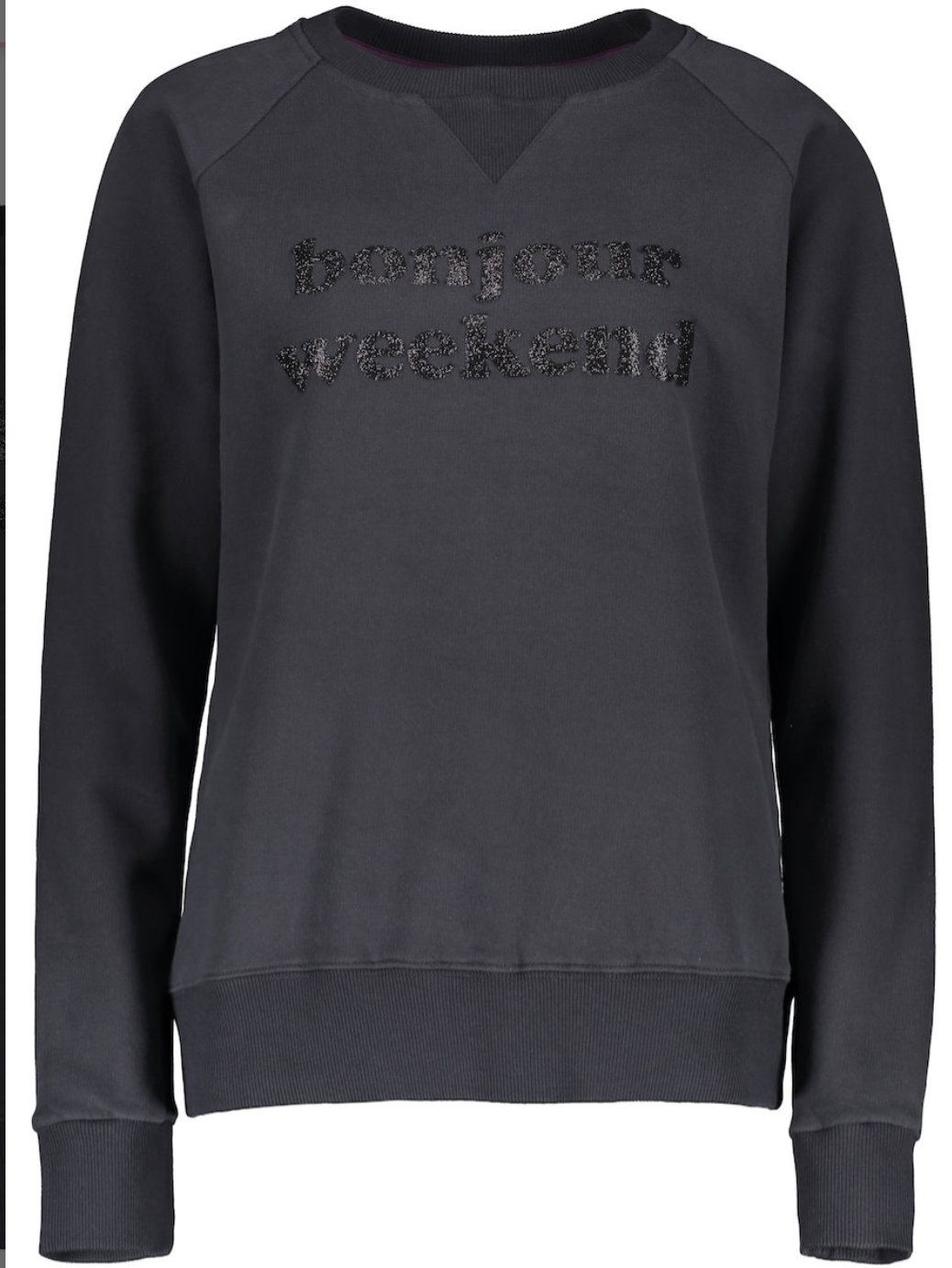 Bonjour Weekend Sweater grau/schwarz - another brand