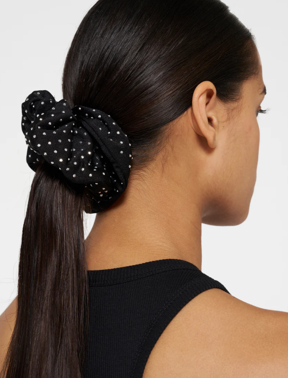 Strass Scrunchie black - 10DAYS