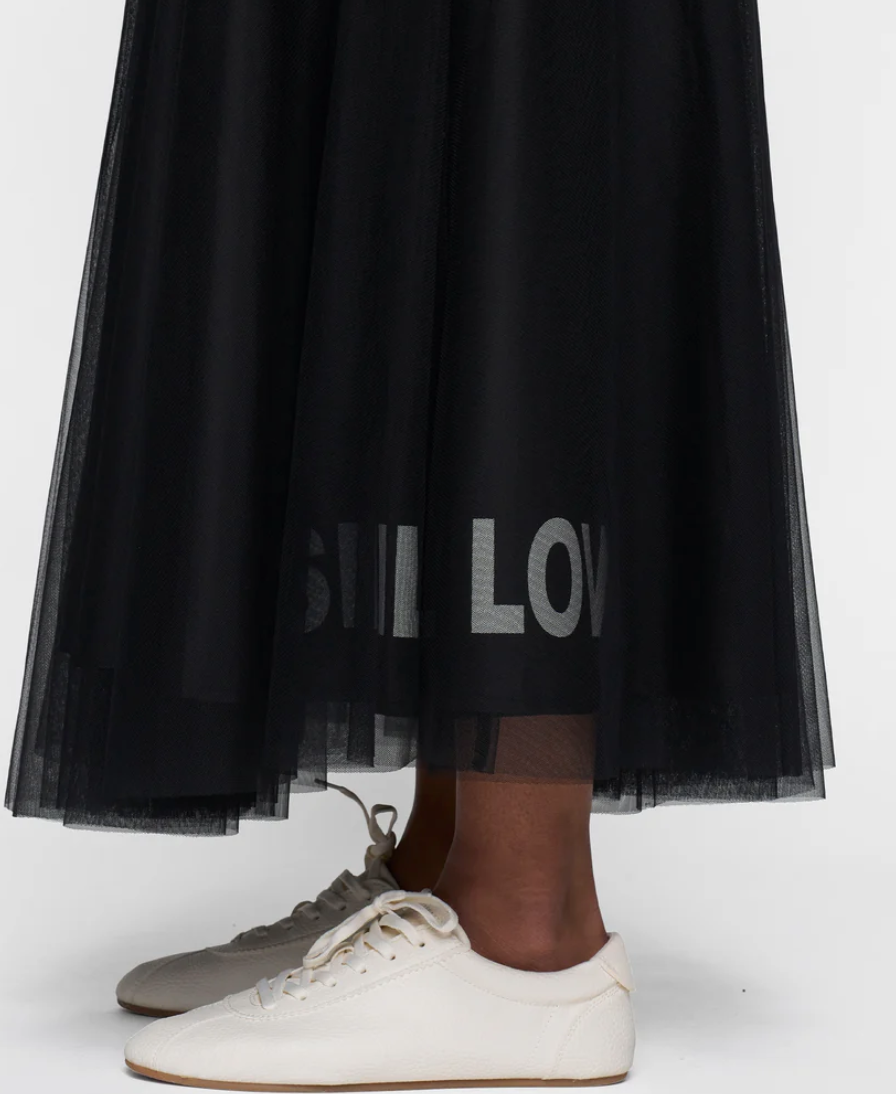 TULLE SKIRT Black - 10DAYS