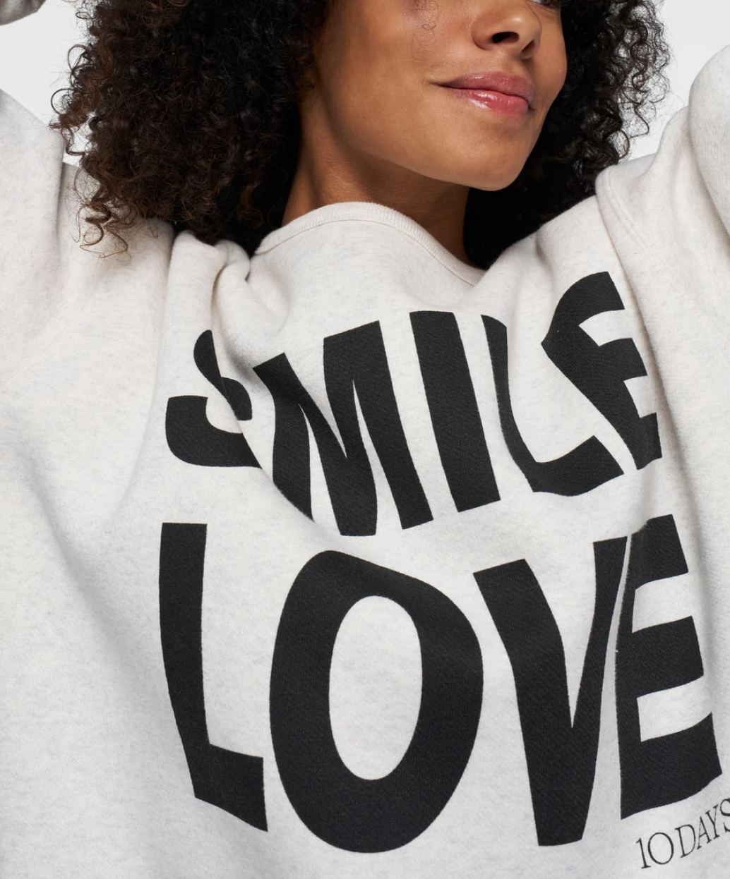 STATEMENT SWEATER SMILE LOVE - 10DAYS