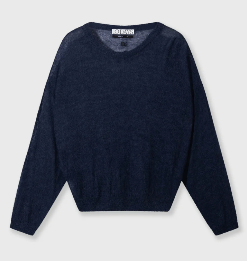 KNIT SWEATER yale blue - 10Days