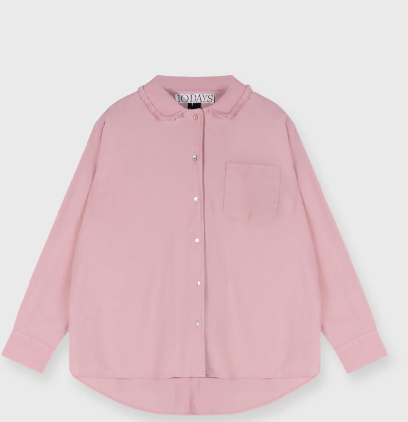 Shirt Pique bright raspberry - 10DAYS
