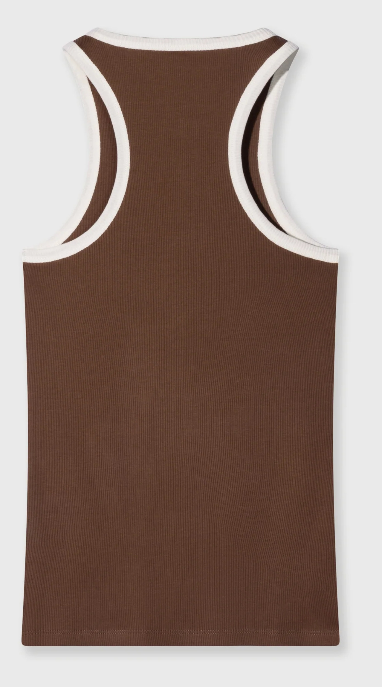 Tank Top rib Contrast Truffleff - 10DAYS