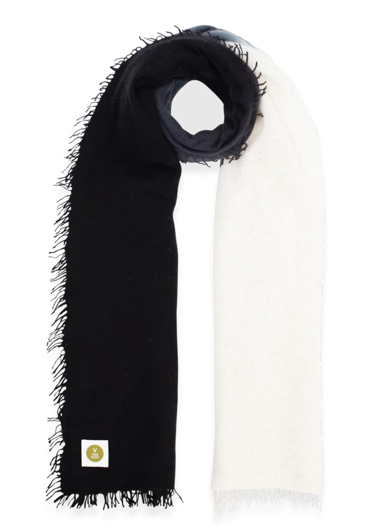 Scarf Black/White  - V von Goat