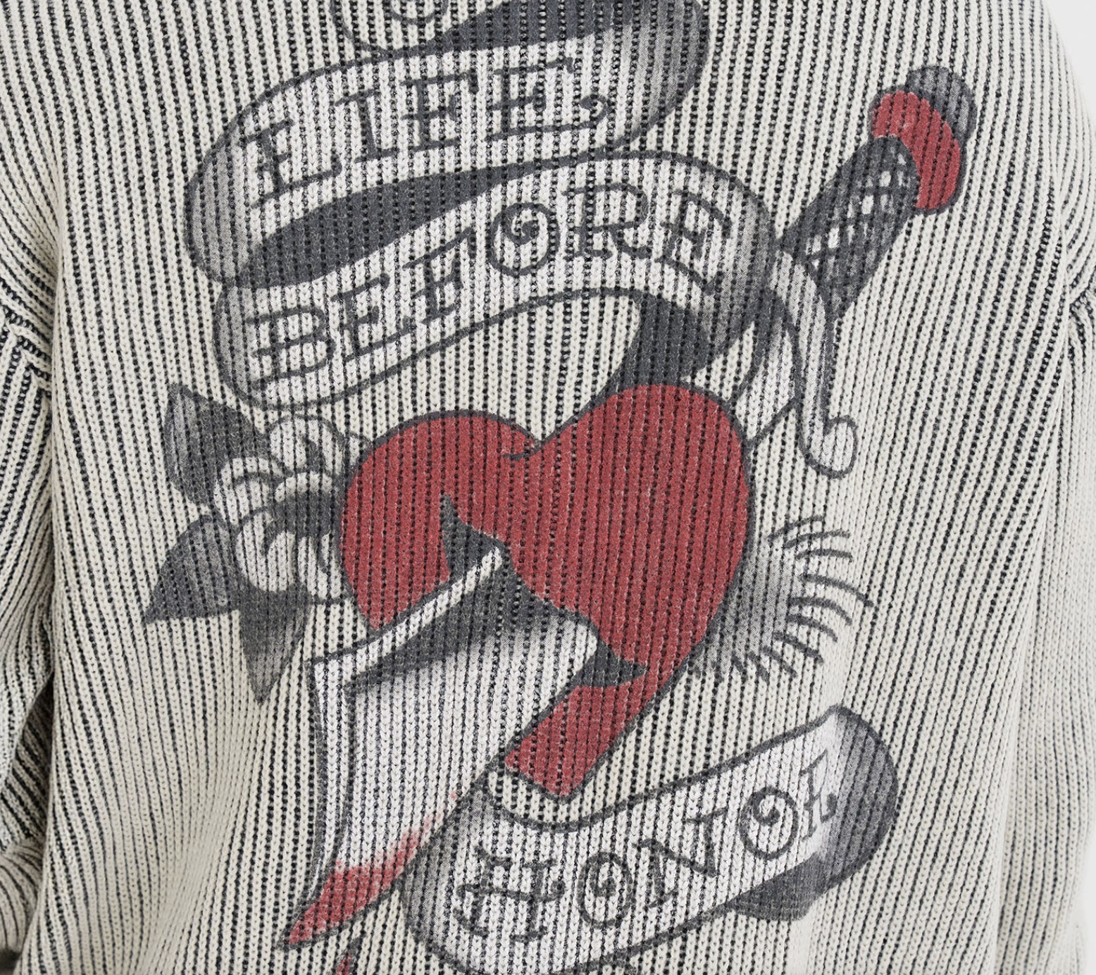 Life Before Honor Fur Detail Knitted Zip Thru Jacket Off White - Ed Hardy