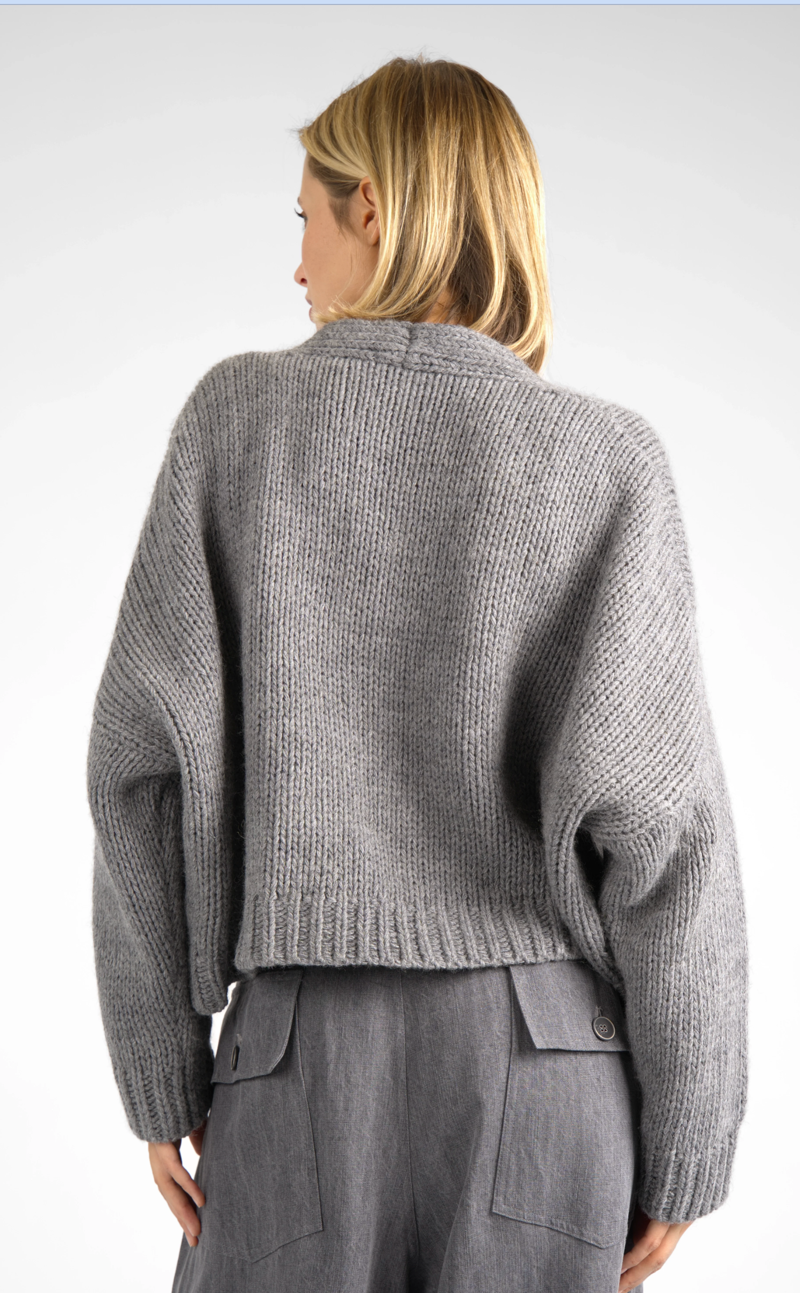 ALIXA   Strickcardigan dark grey - KULTFRAU