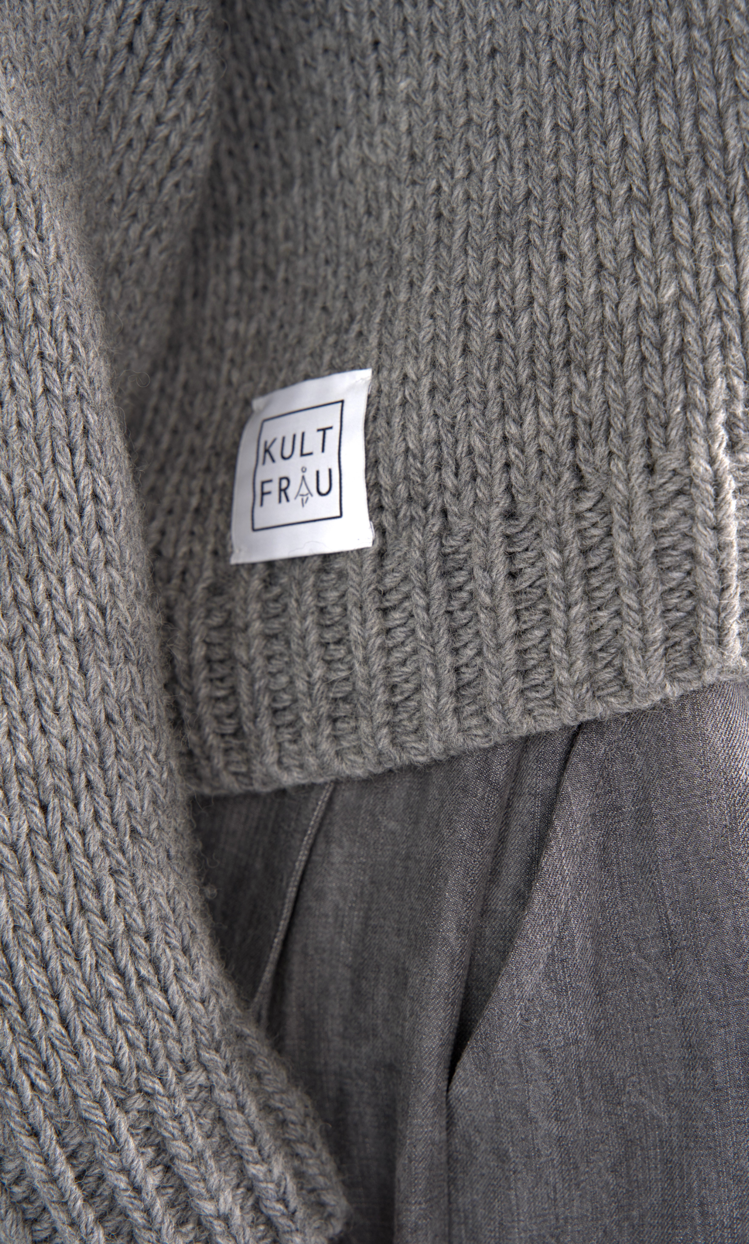 ALIXA   Strickcardigan dark grey - KULTFRAU