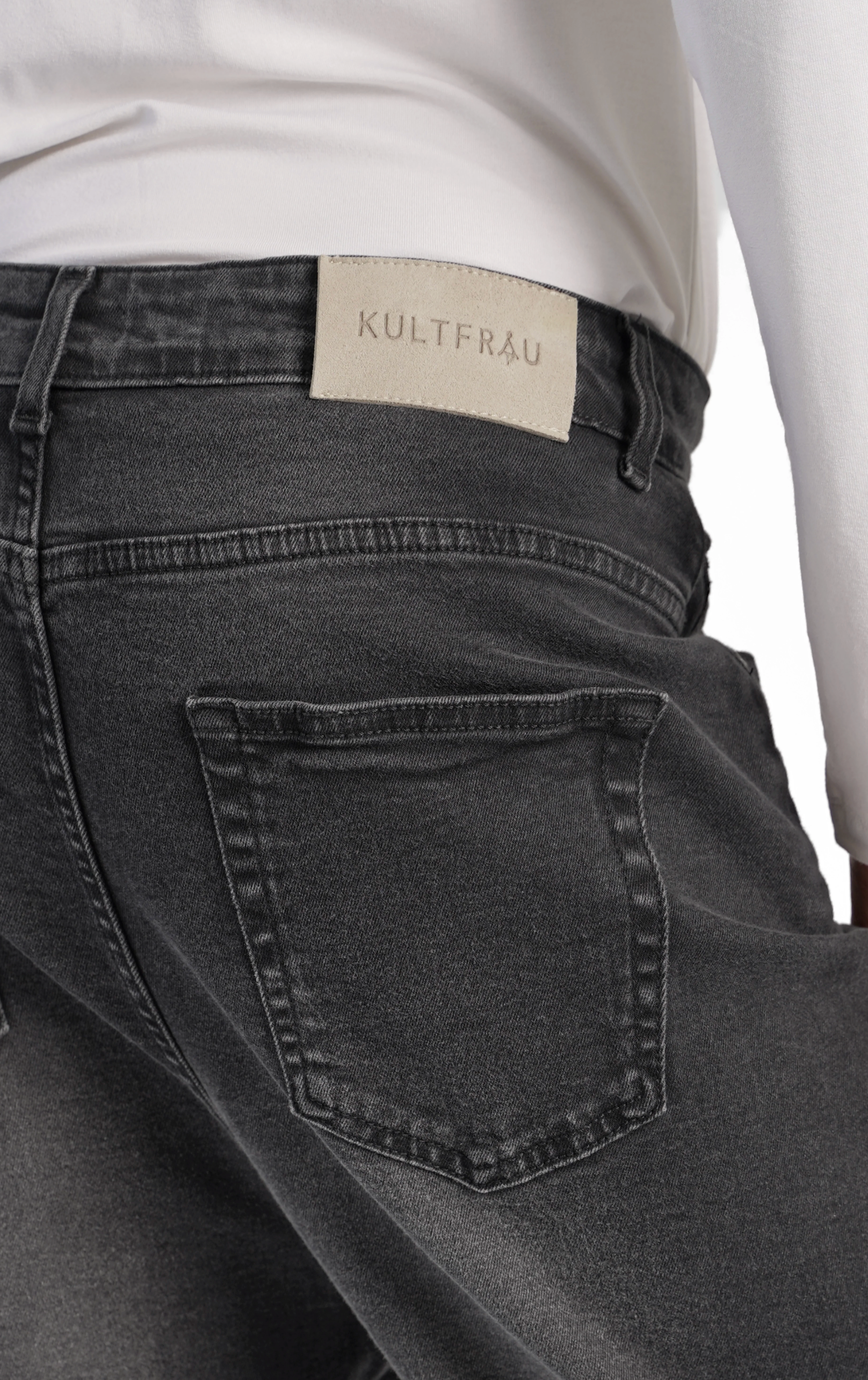JEANY Baggy Jeans faded black - KULTFRAU