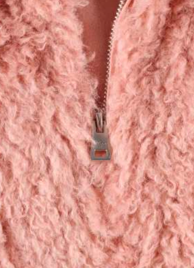 STRAIGHT JACKET FAUX CASHMERE GOAT old rose - maze