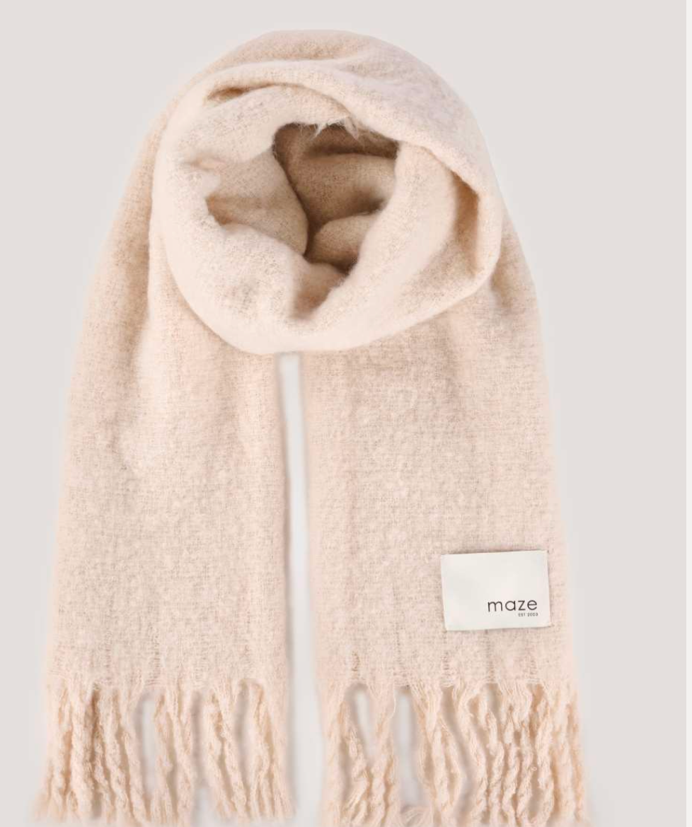 SCARF ECRU  - maze