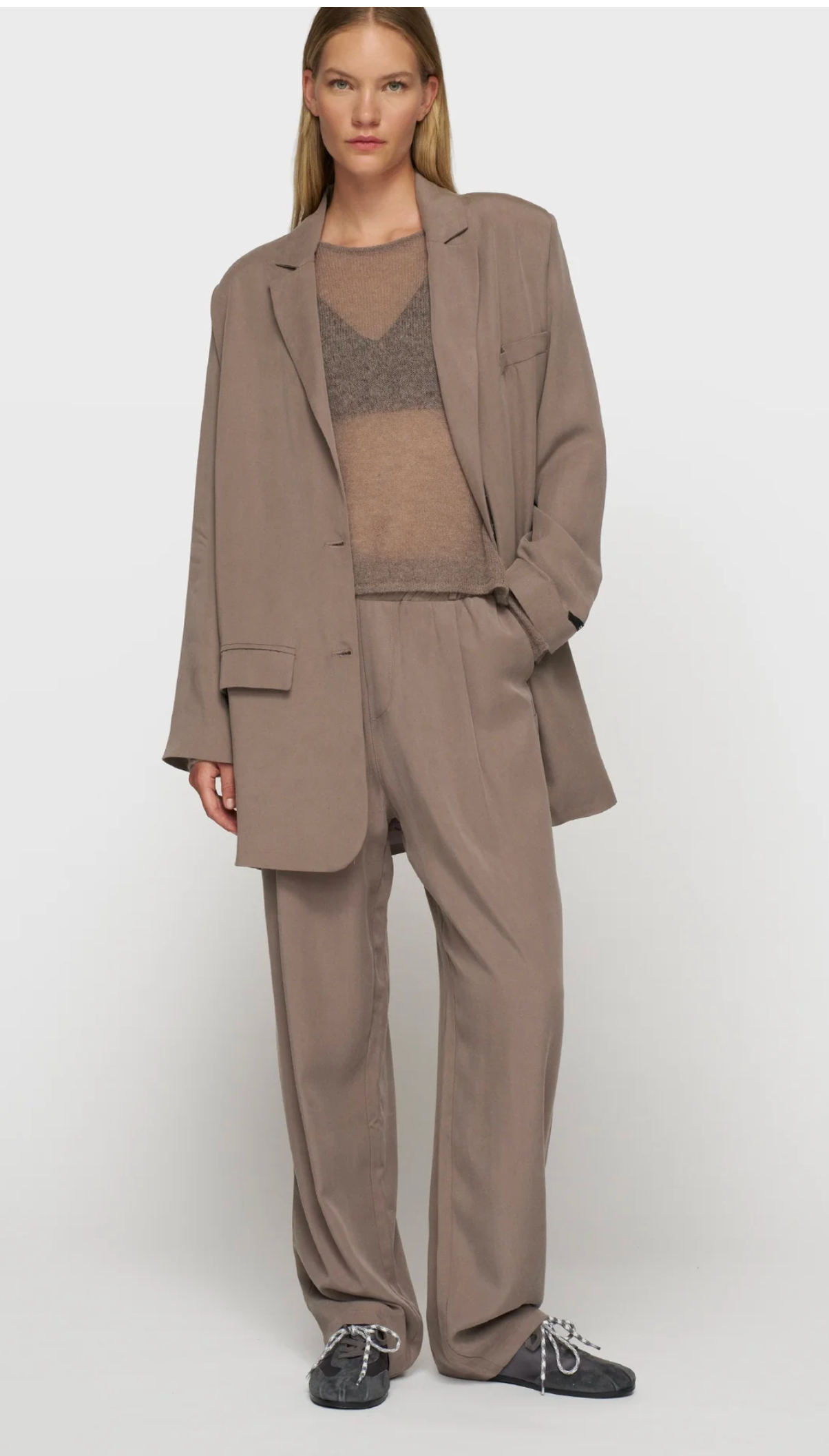 Long flown Blazer lyocell moonrock- 10DAYS