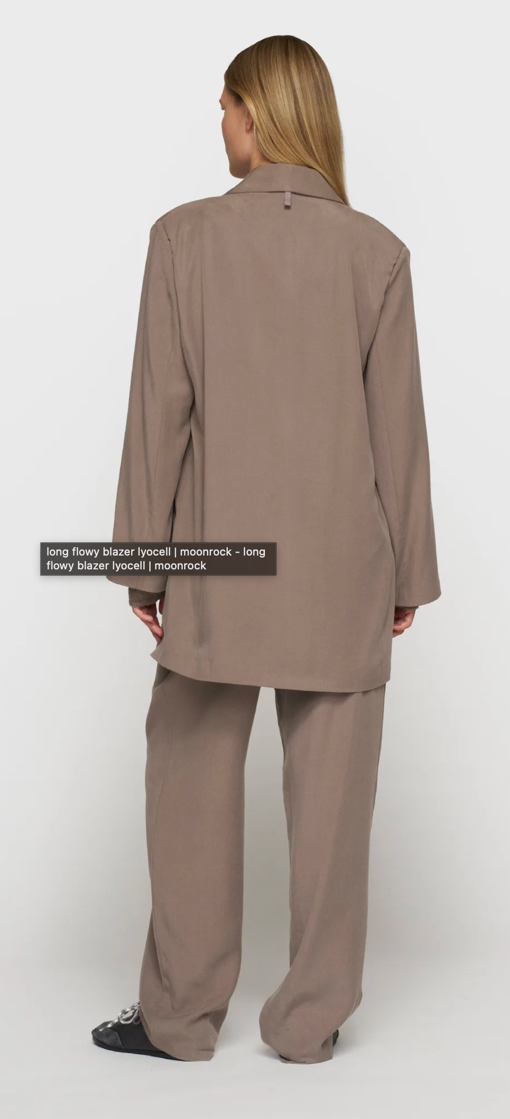 Long flown Blazer lyocell moonrock- 10DAYS