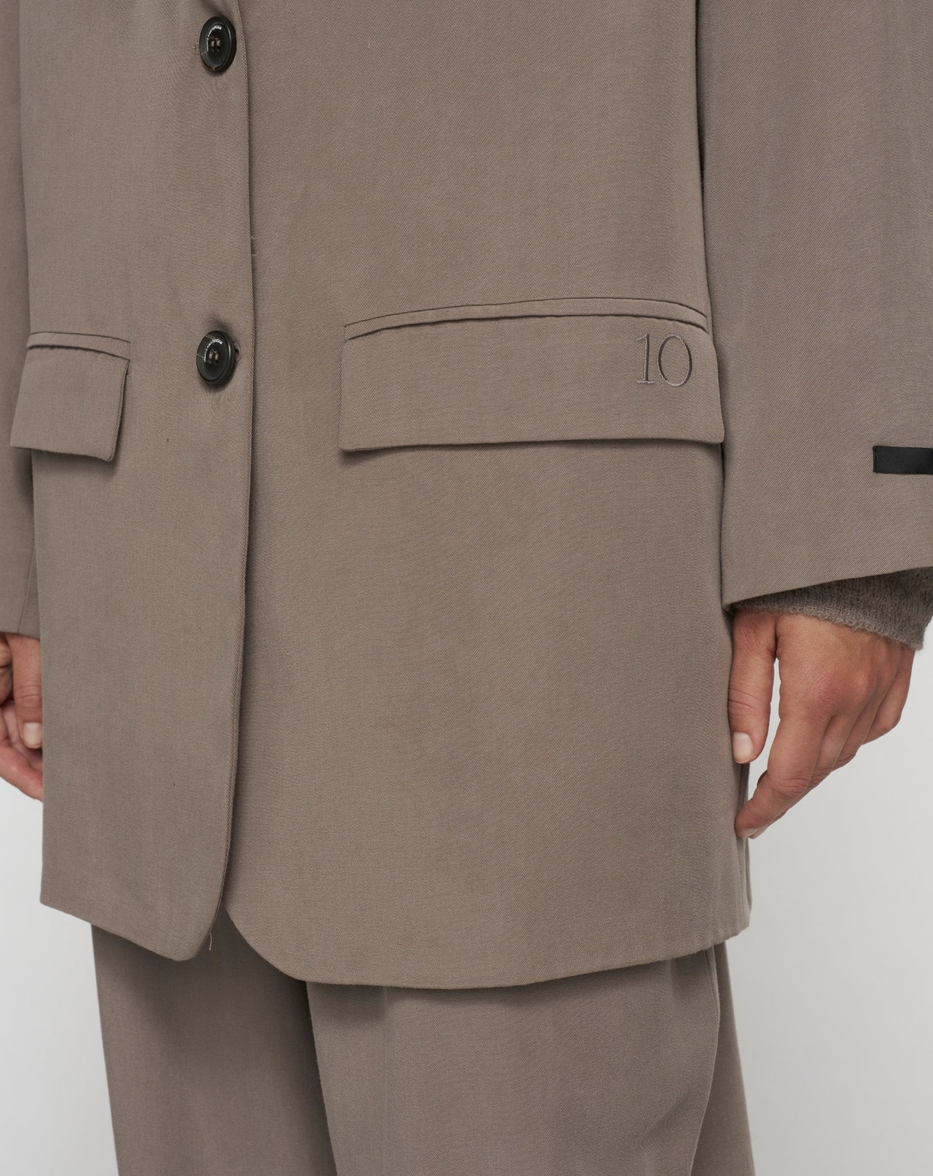 Long flown Blazer lyocell moonrock- 10DAYS