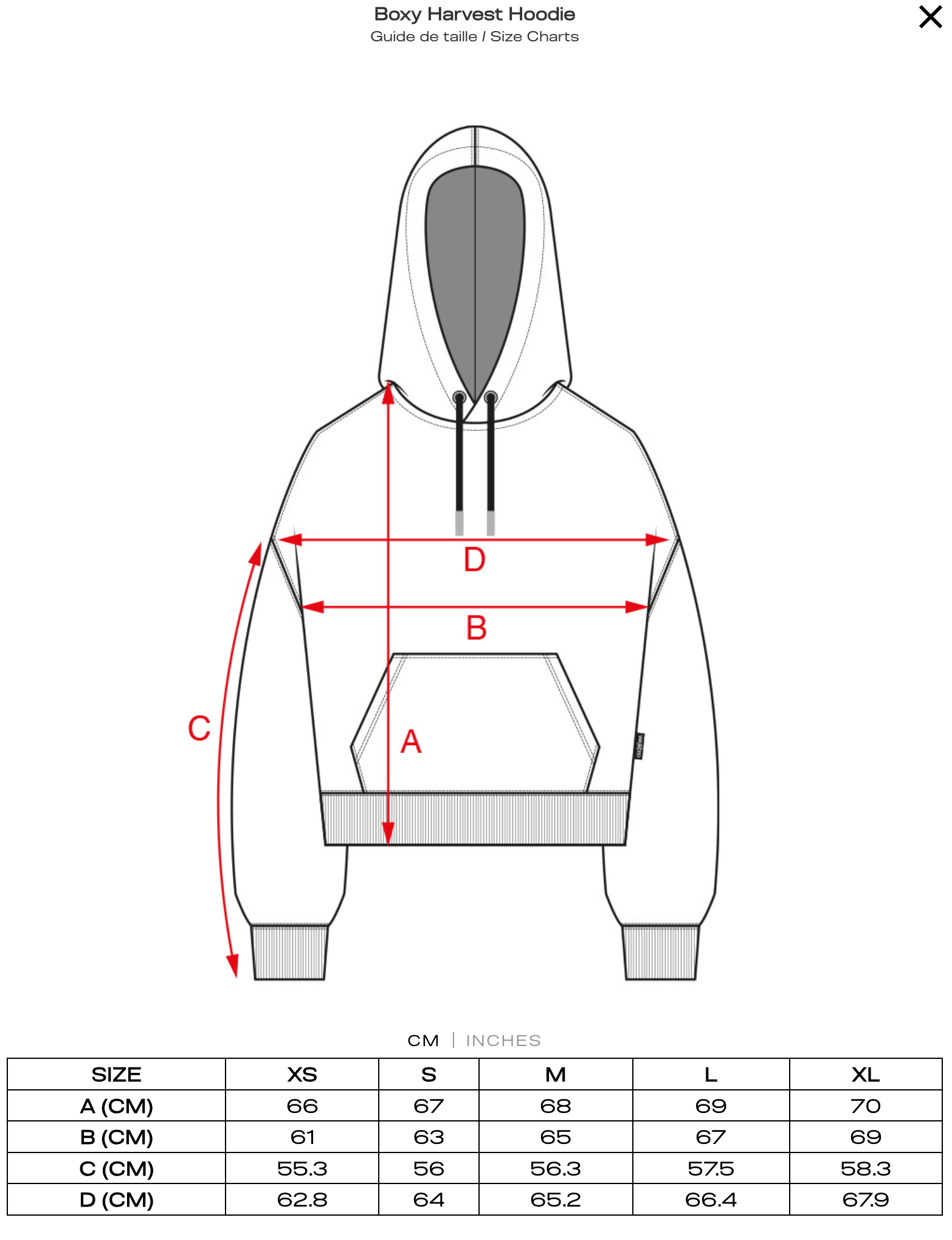 Boxy Harvest Hoodie - Wasted Paris