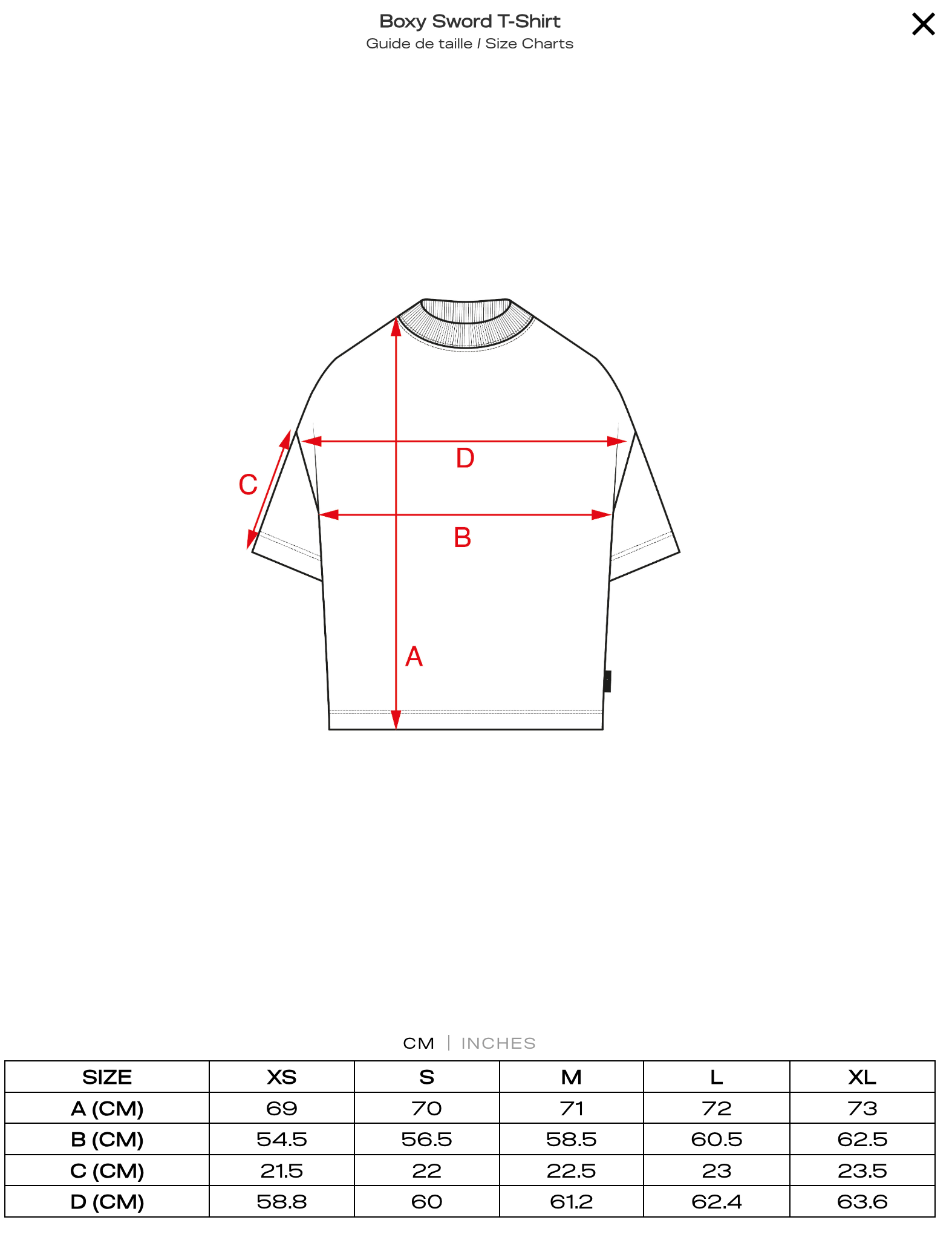 Sword Boxy T-Shirt Faded Black - Wasted Paris