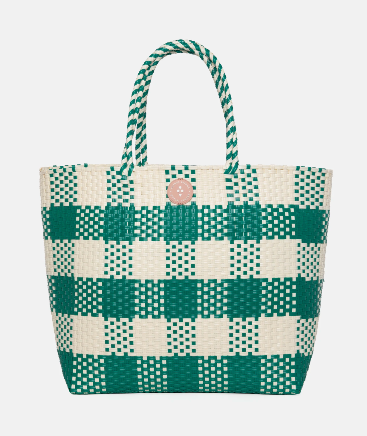 WOVEN TOTE BAG GREEN - Sorbet Island