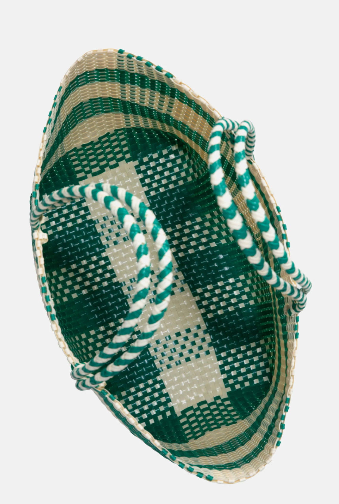 WOVEN TOTE BAG GREEN - Sorbet Island
