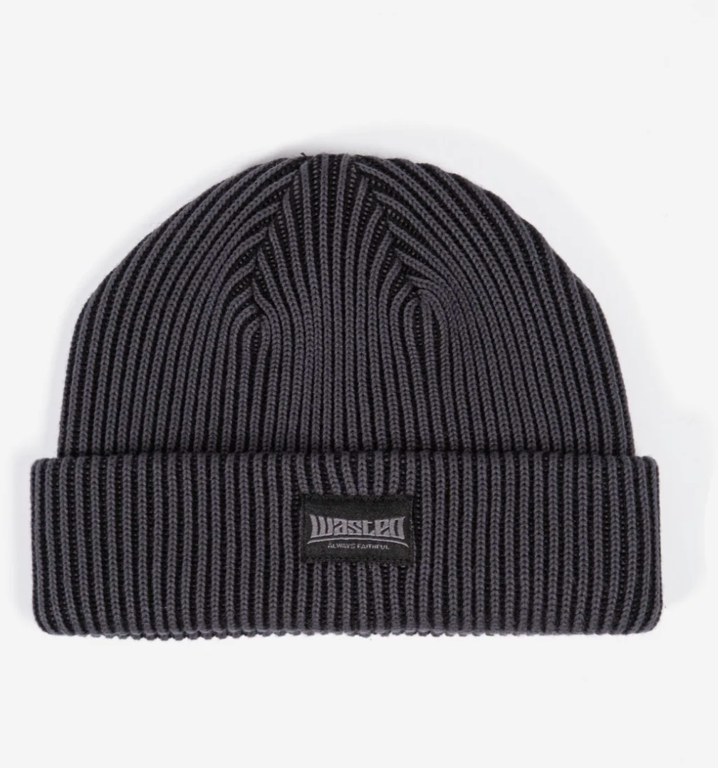 Pusher Beanie black  - Wasted Paris
