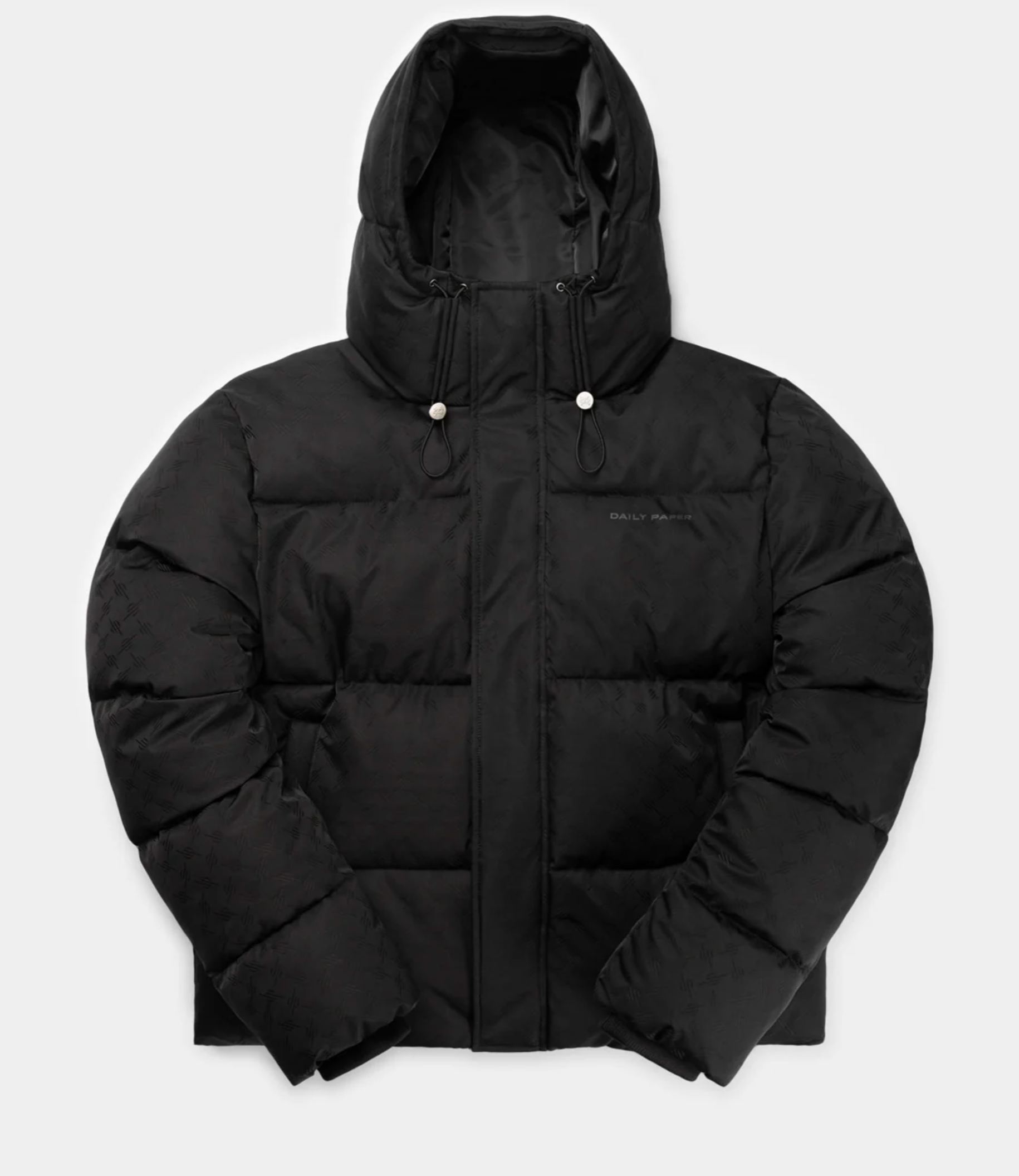 Monogram Short Puffer Black - Daily Paper