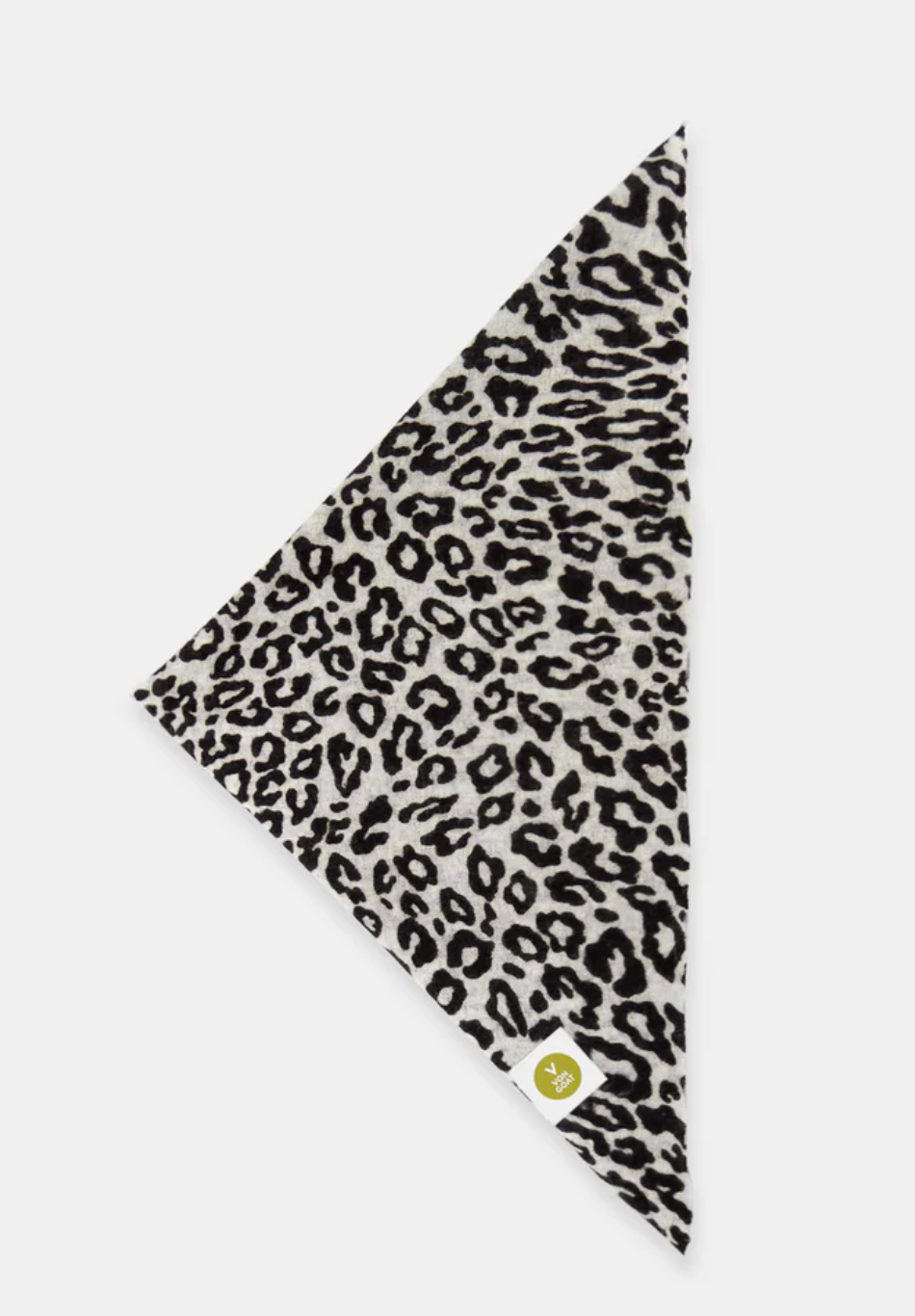 BANDANA LEO MELANGE LIGHT GREY/BLACK -  V von Goat