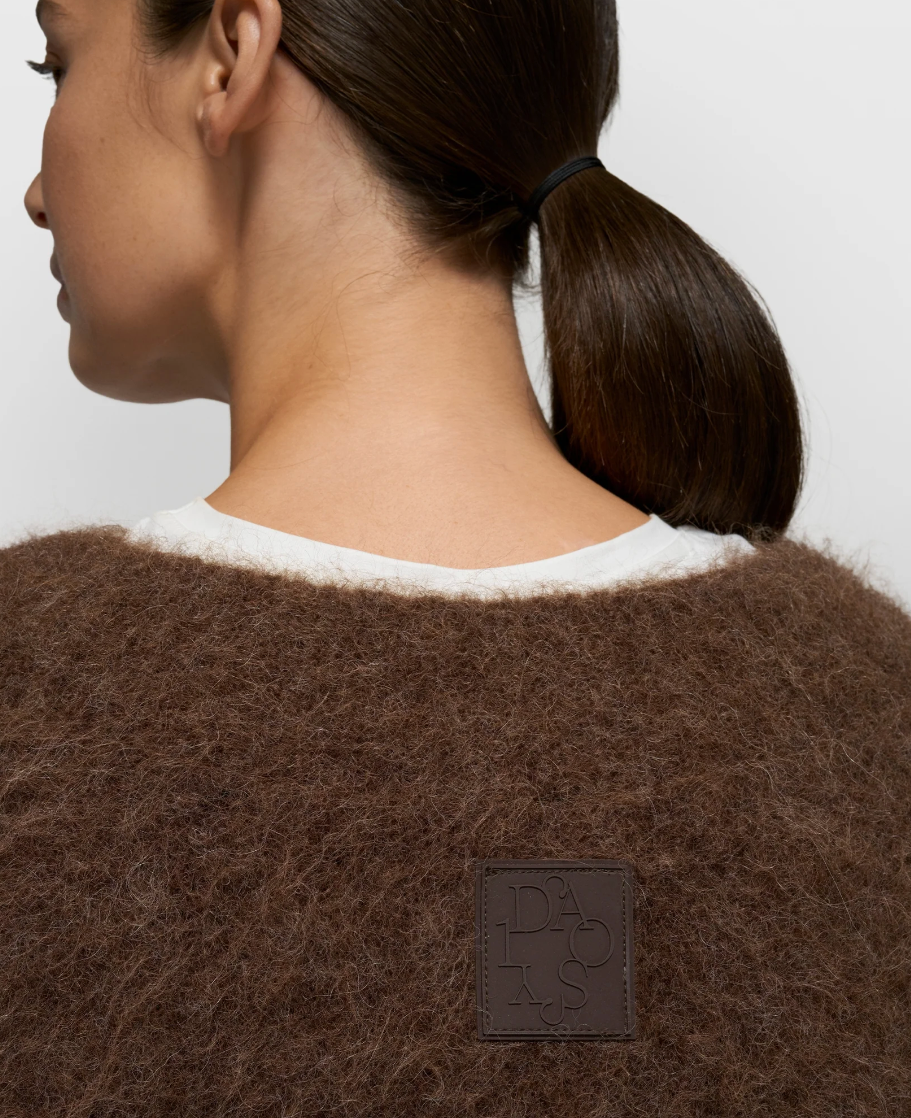 hairy knit sweater pleats  - 10DAYS