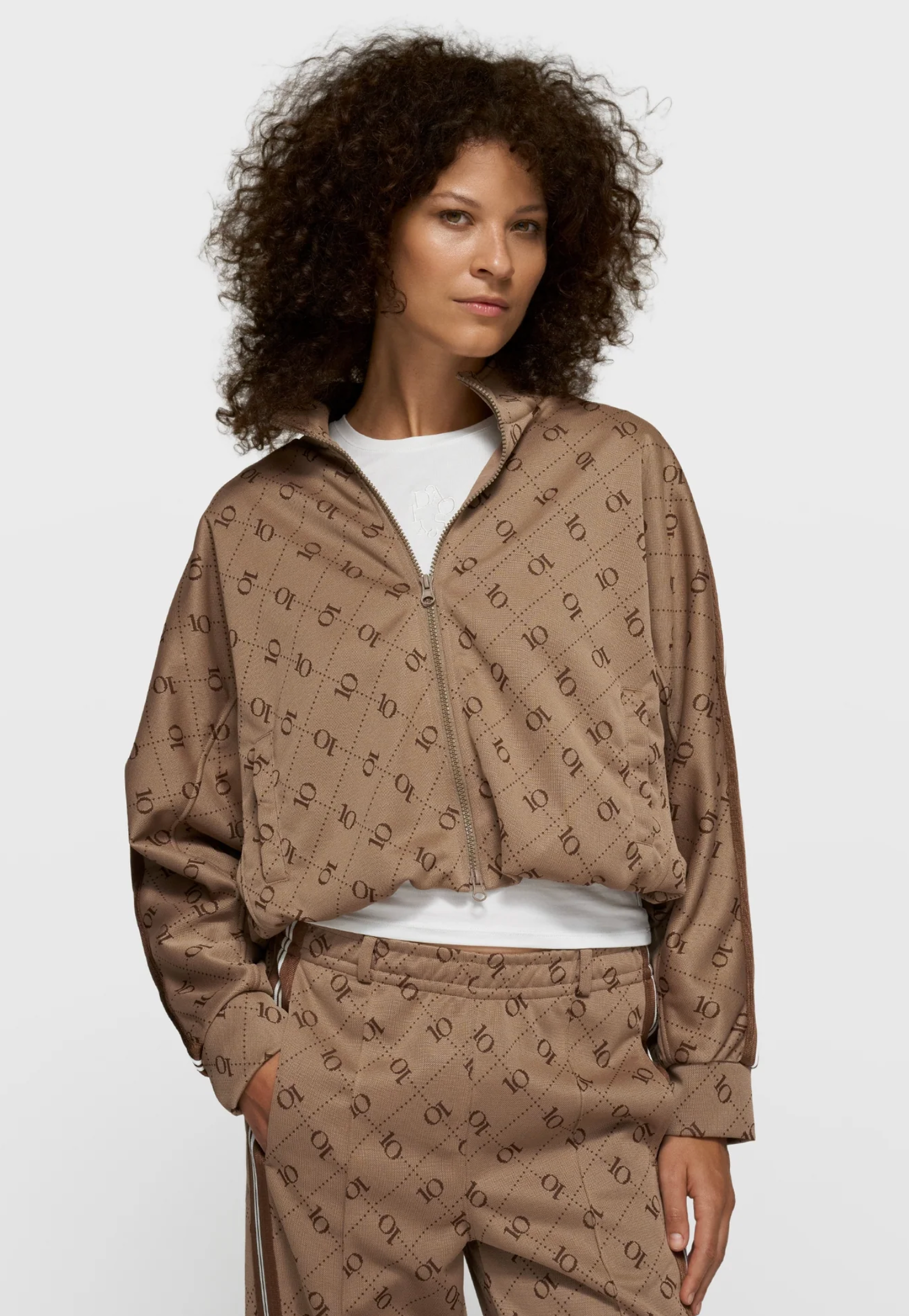 track jacket monogram   - 10DAYS