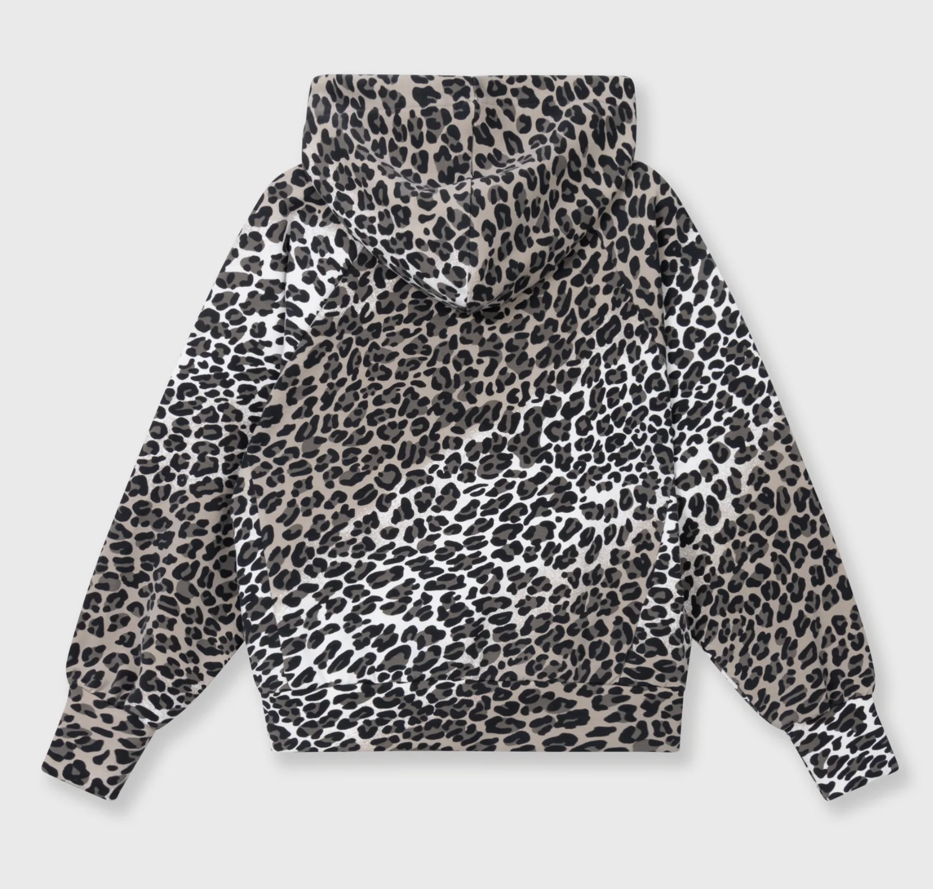 soft scuba hoodie leopard- 10DAYS