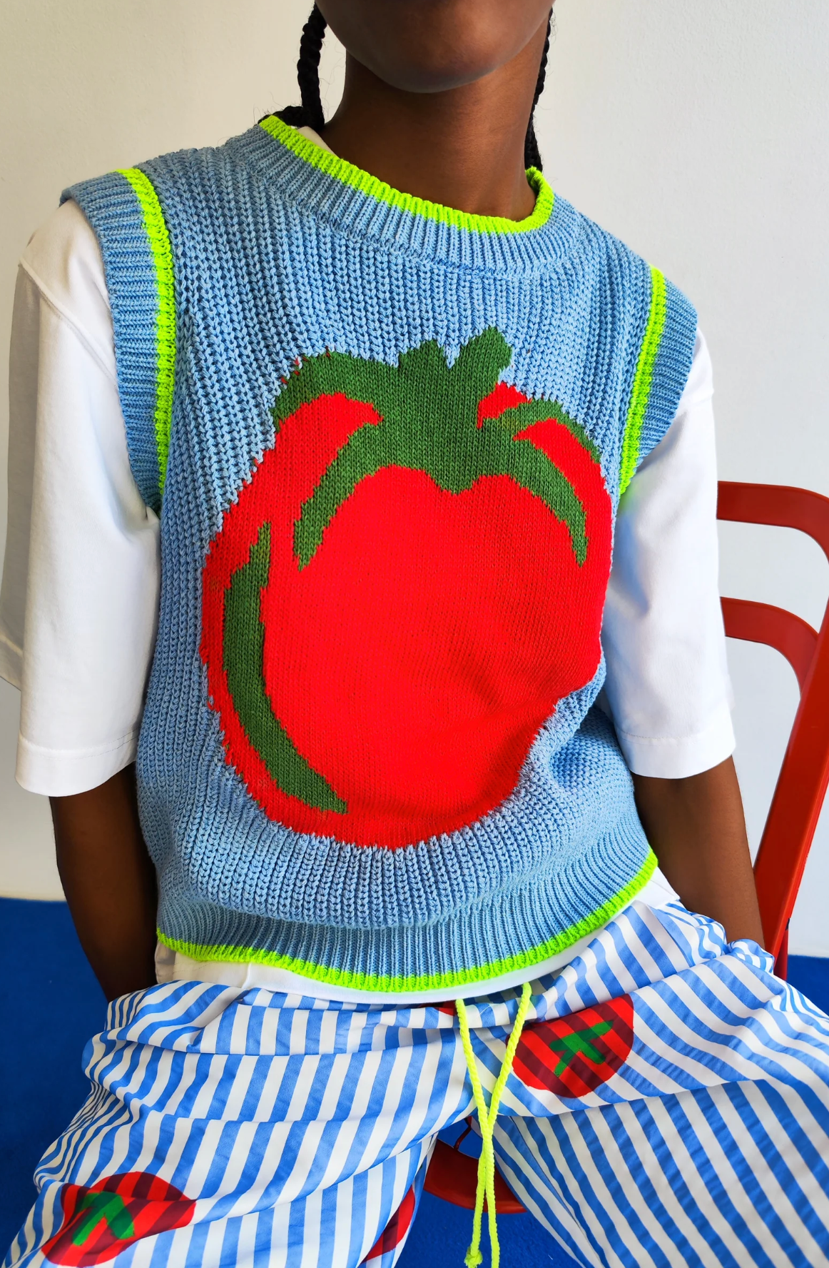 Pomodoro Pullunder blau - DRBLOOM