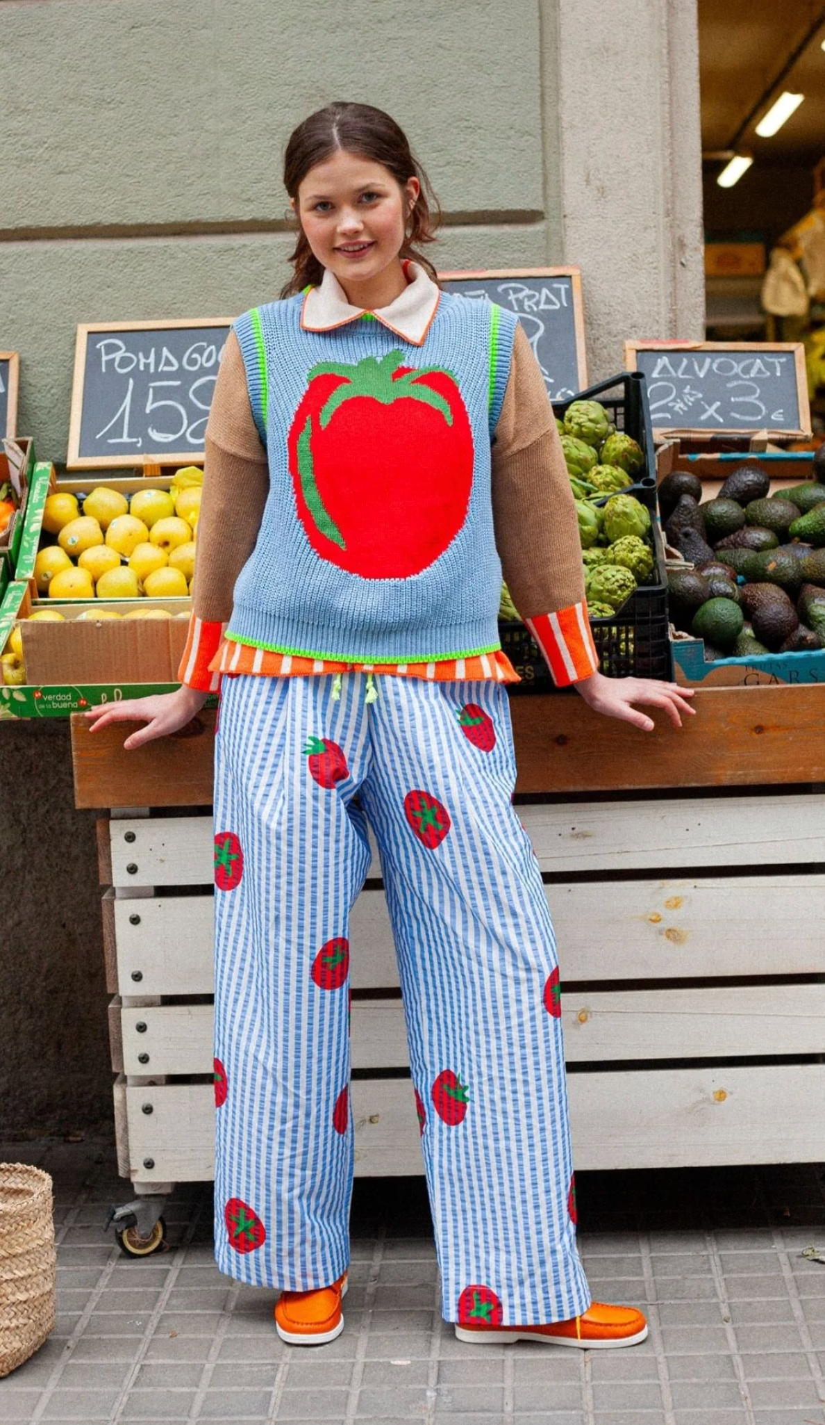 Pomodoro Pullunder blau - DRBLOOM