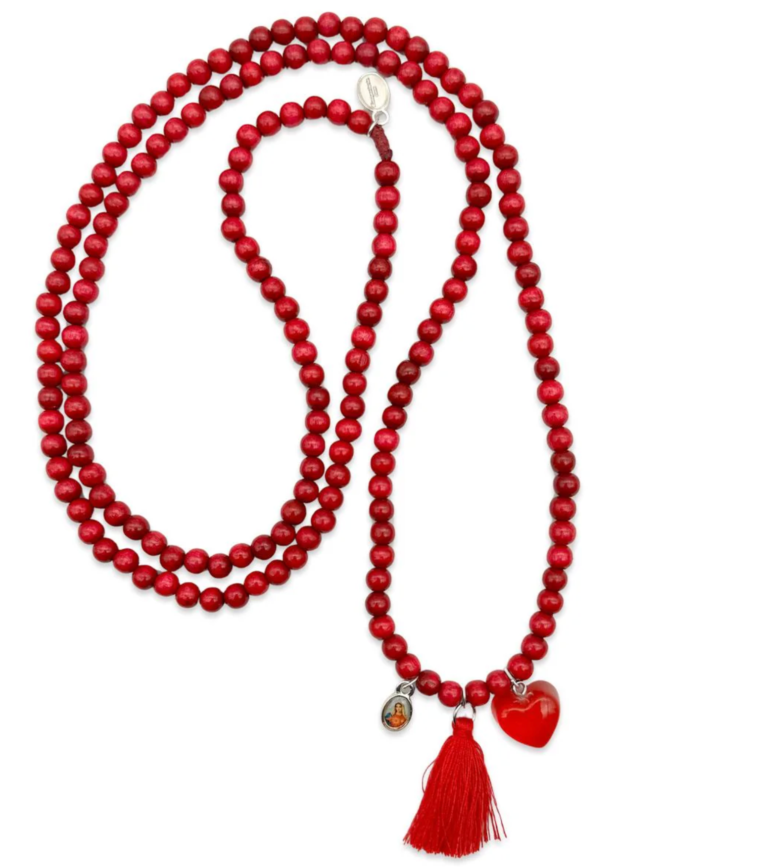 Quastenkette Rot- Escapulario