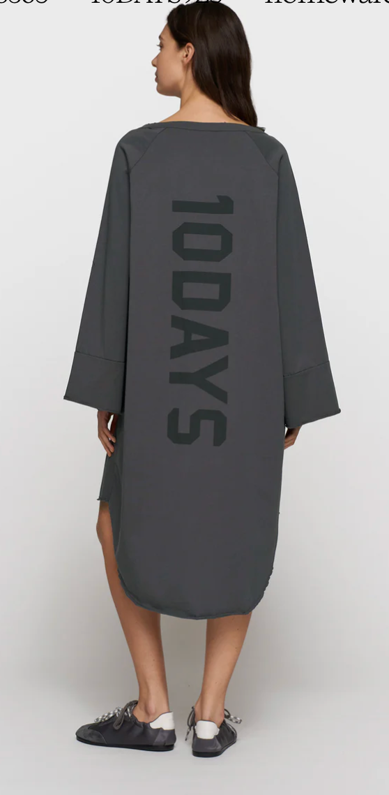 jersey logo dress - 10DAYS