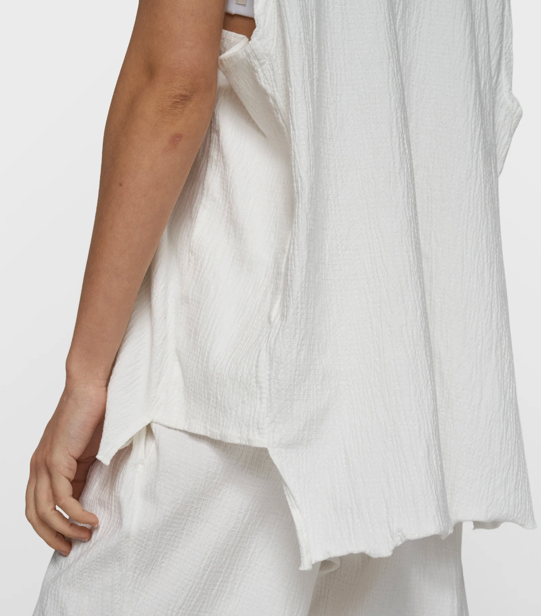v-neck crinkle top - 10DAYS