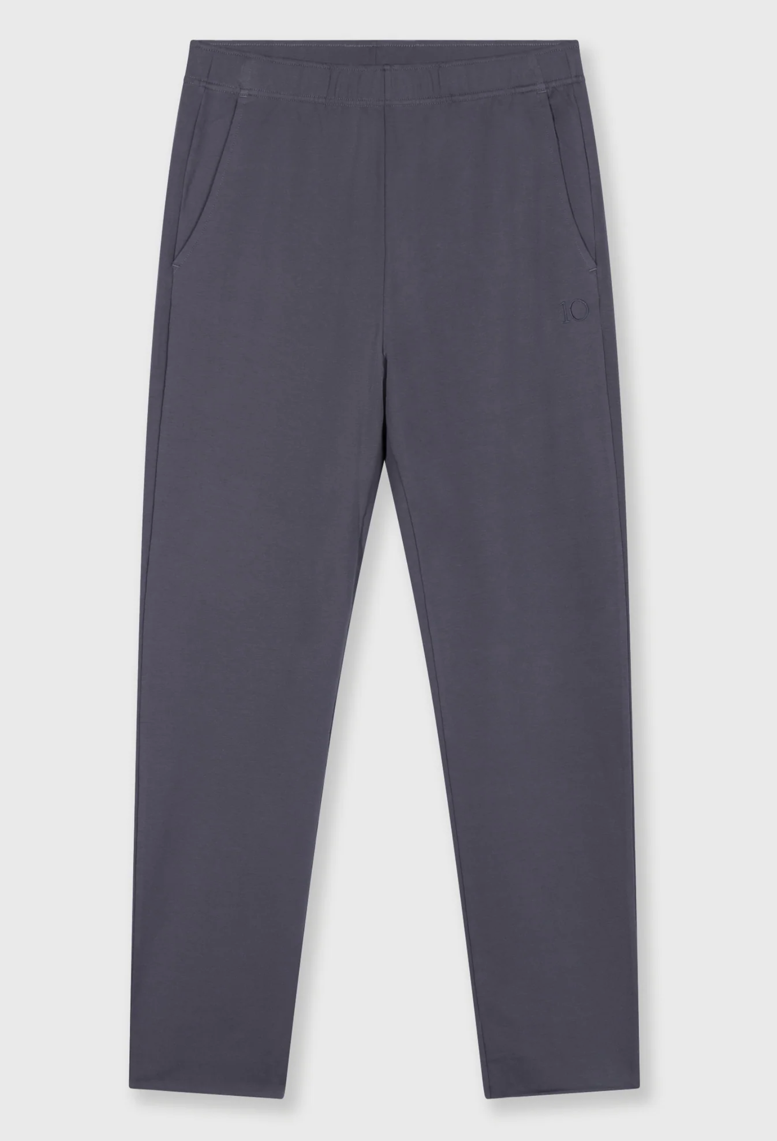silent chique slim jogger steel blue - 10DAYS