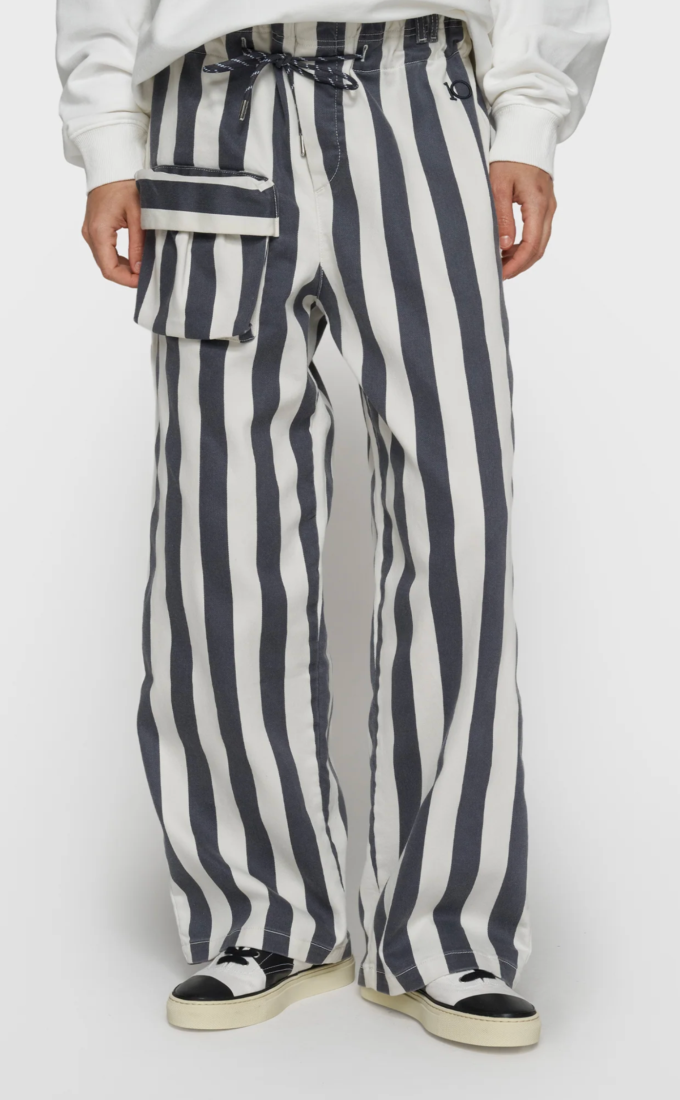straight leg pants stripes- 10DAYS