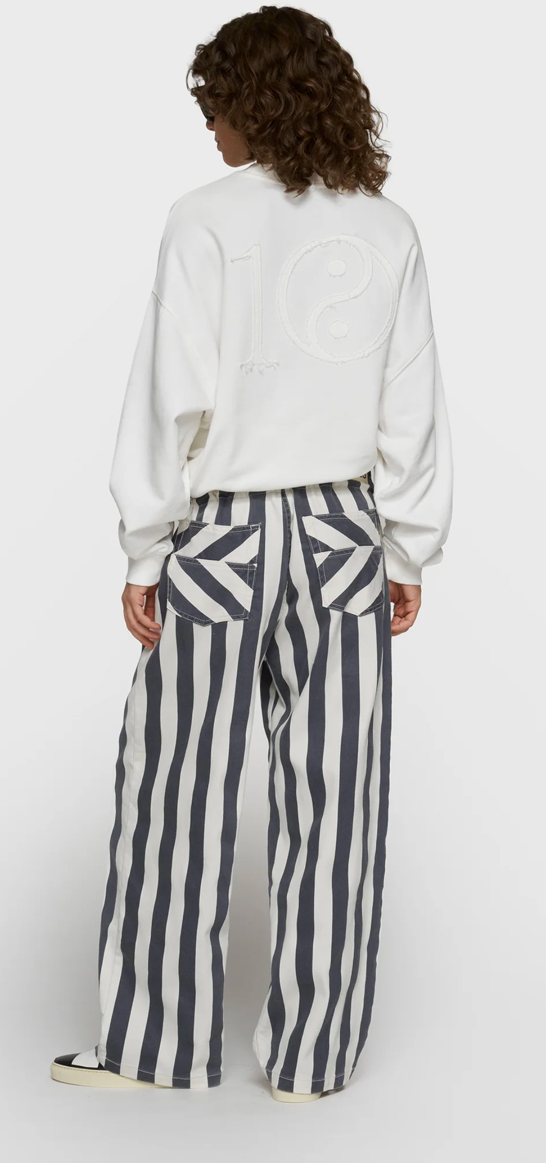 straight leg pants stripes- 10DAYS