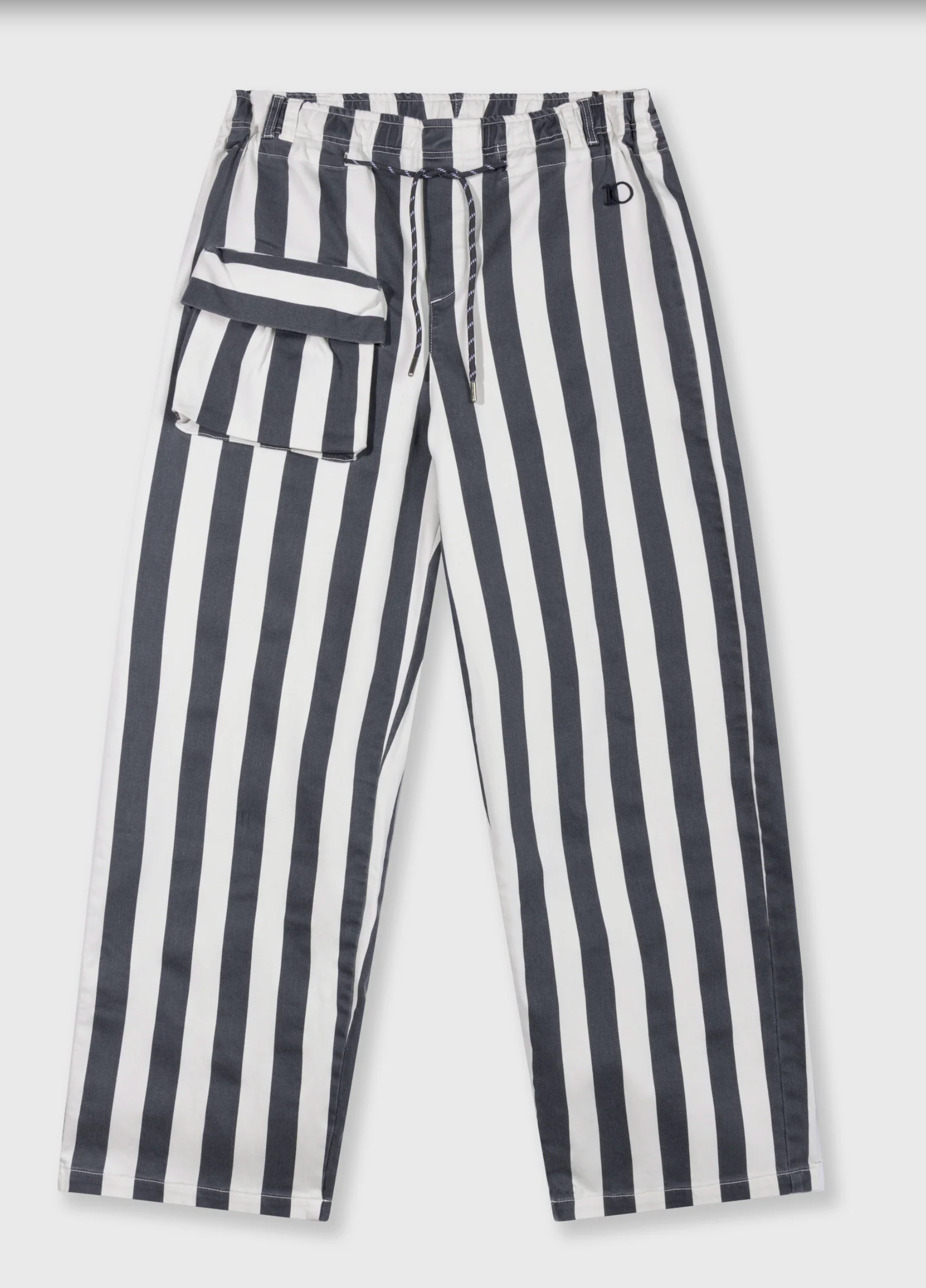 straight leg pants stripes- 10DAYS